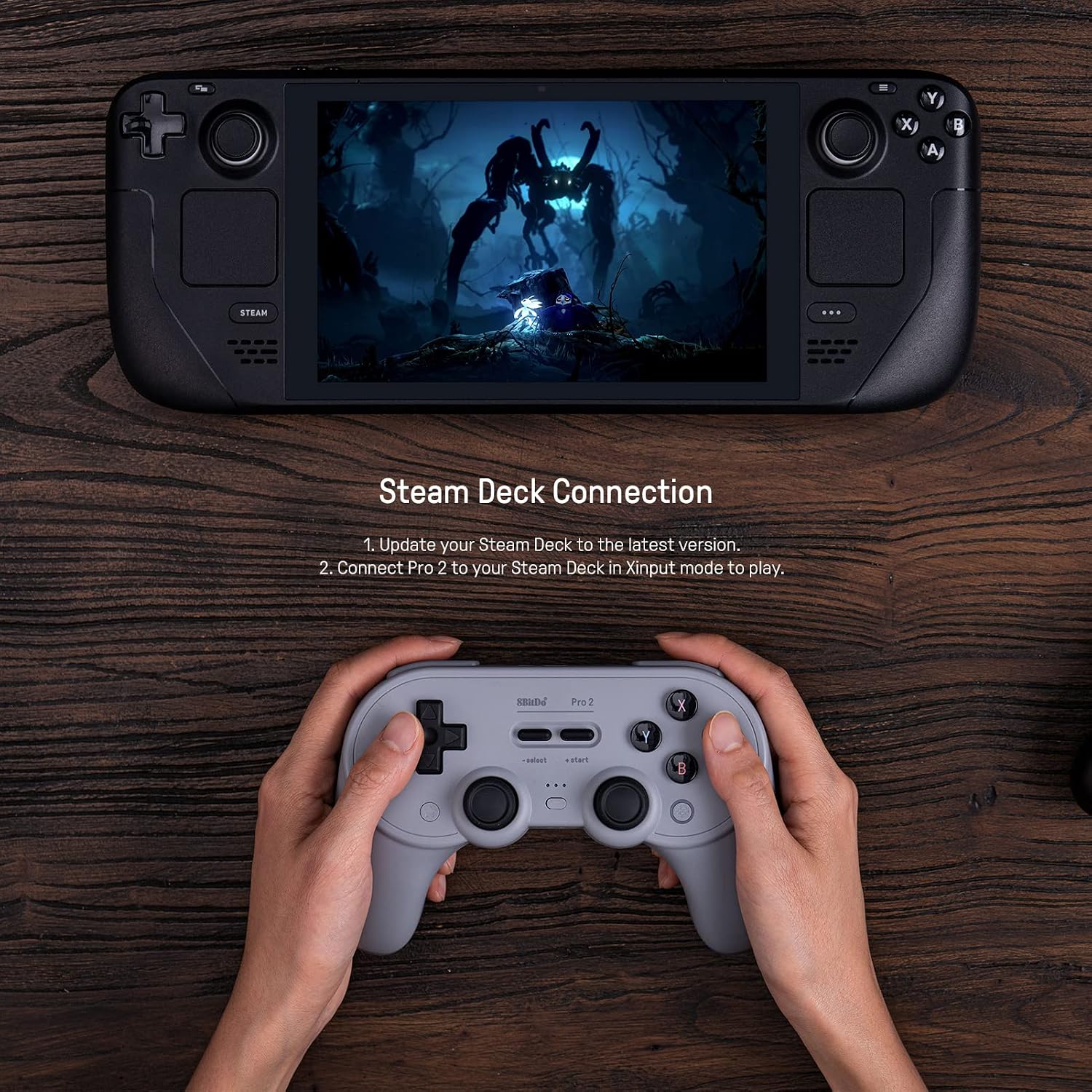 CONTROL INALÁMBRICO 8BITDO PRO 2 BLUETOOTH BLACK EDITION - 5