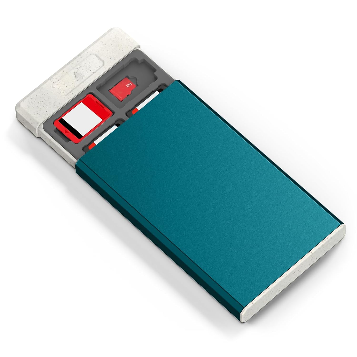 ESTUCHE PARA JUEGOS SWITCH HEIYING CON 40 RANURAS PARA SWITCH 2 Y TARJETAS MICRO SD - 1