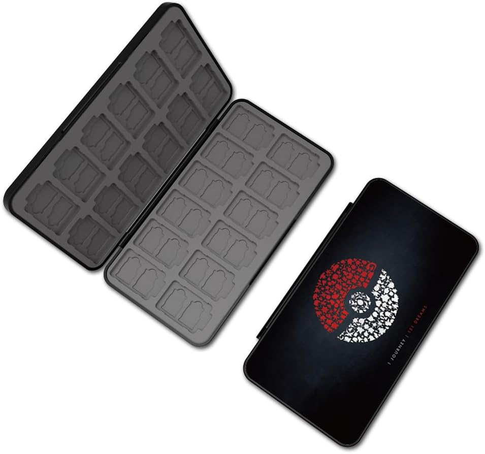 ESTUCHE PARA TARJETAS DE JUEGO PERFECTSIGHT PARA NINTENDO SWITCH 2 / LITE / OLED 24 JUEGOS Y 48 SD NEGRO - 1