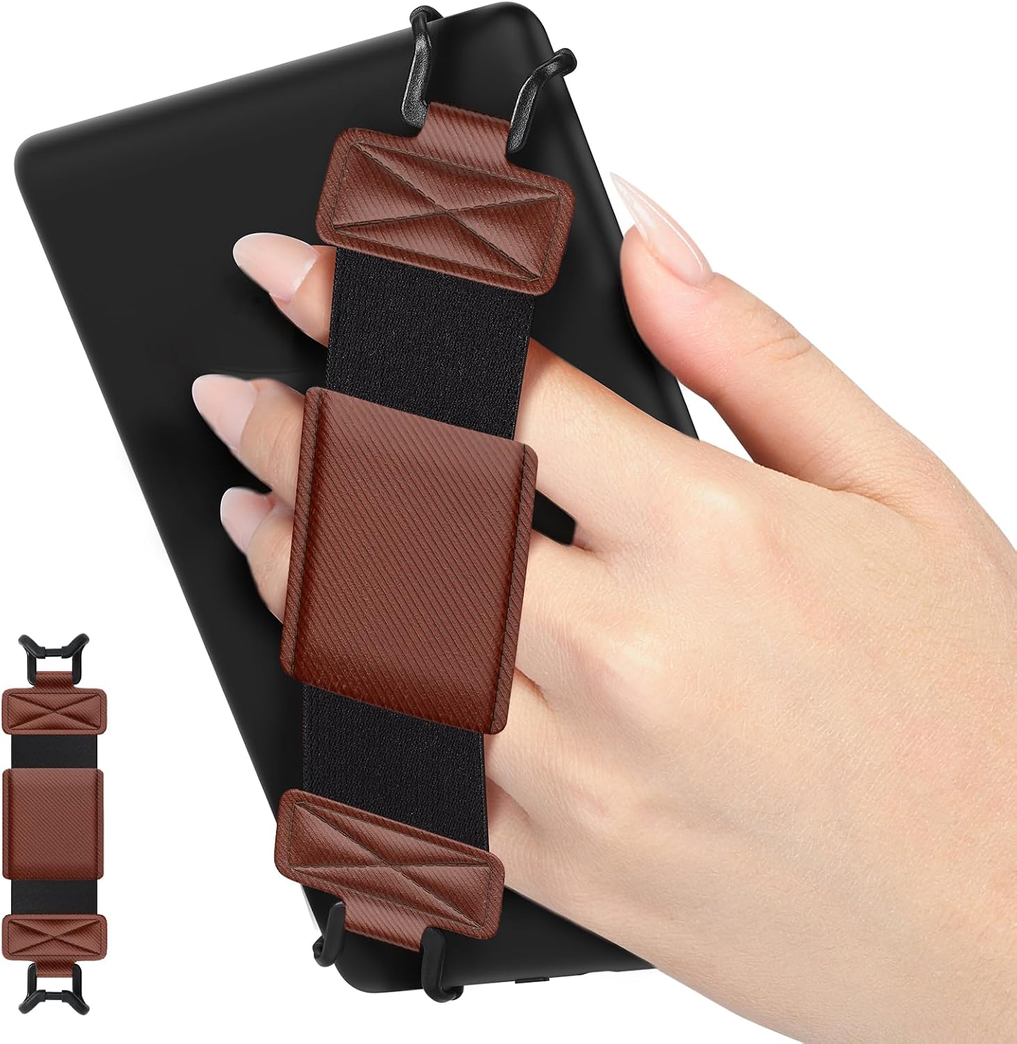 CORREA DE MANO MOKO PARA TABLETS Y EREADERS 6-8 PULGADAS NEGRA - 1