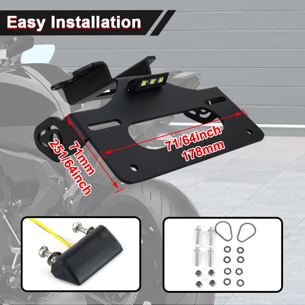 ELIMINADOR DE GUARDABARROS TRASERO XITOMER PARA YZF-R7 2021-2026 Y MT-07 2021-2024 - 3