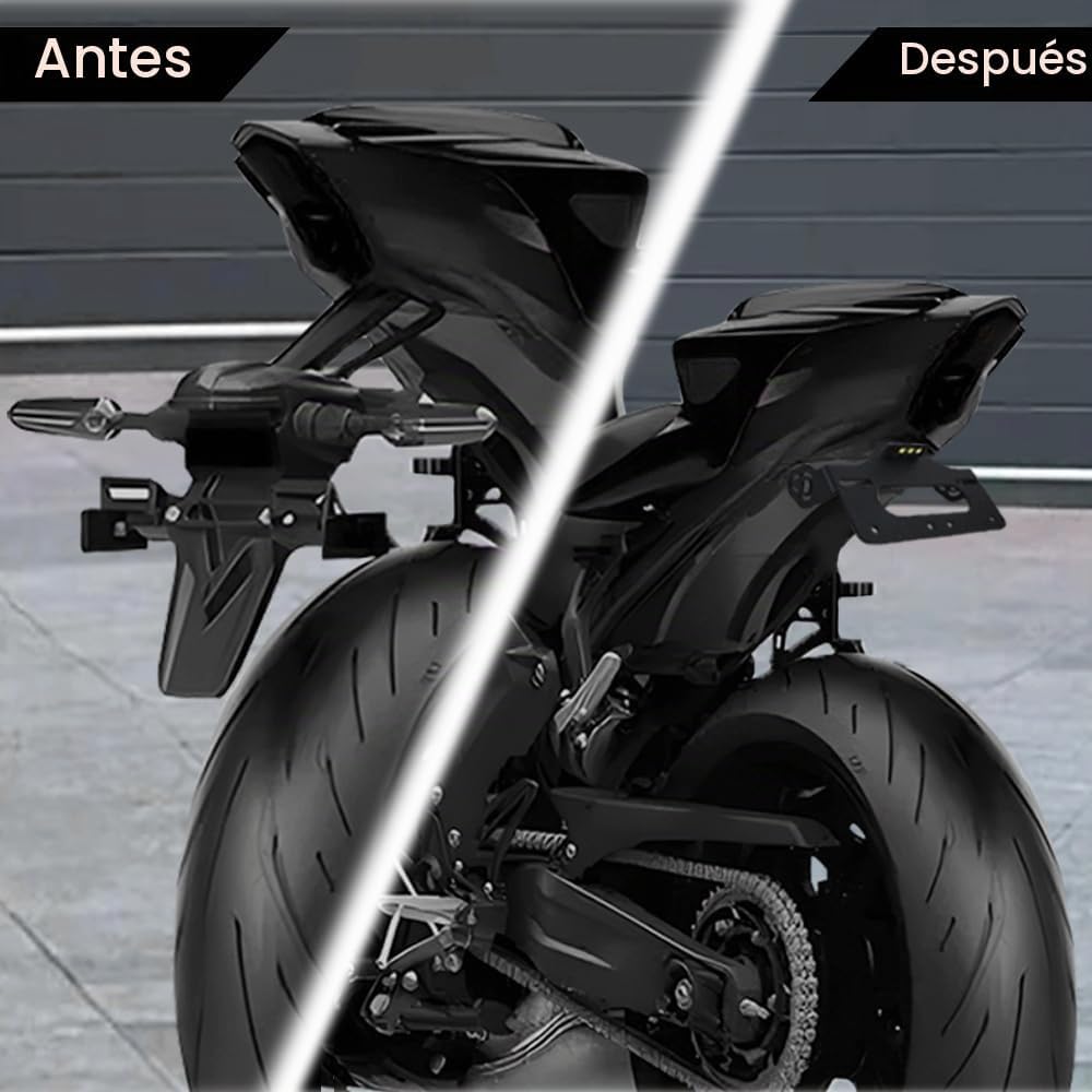 ELIMINADOR DE GUARDABARROS TRASERO XITOMER PARA YZF-R7 2021-2026 Y MT-07 2021-2024 - 4