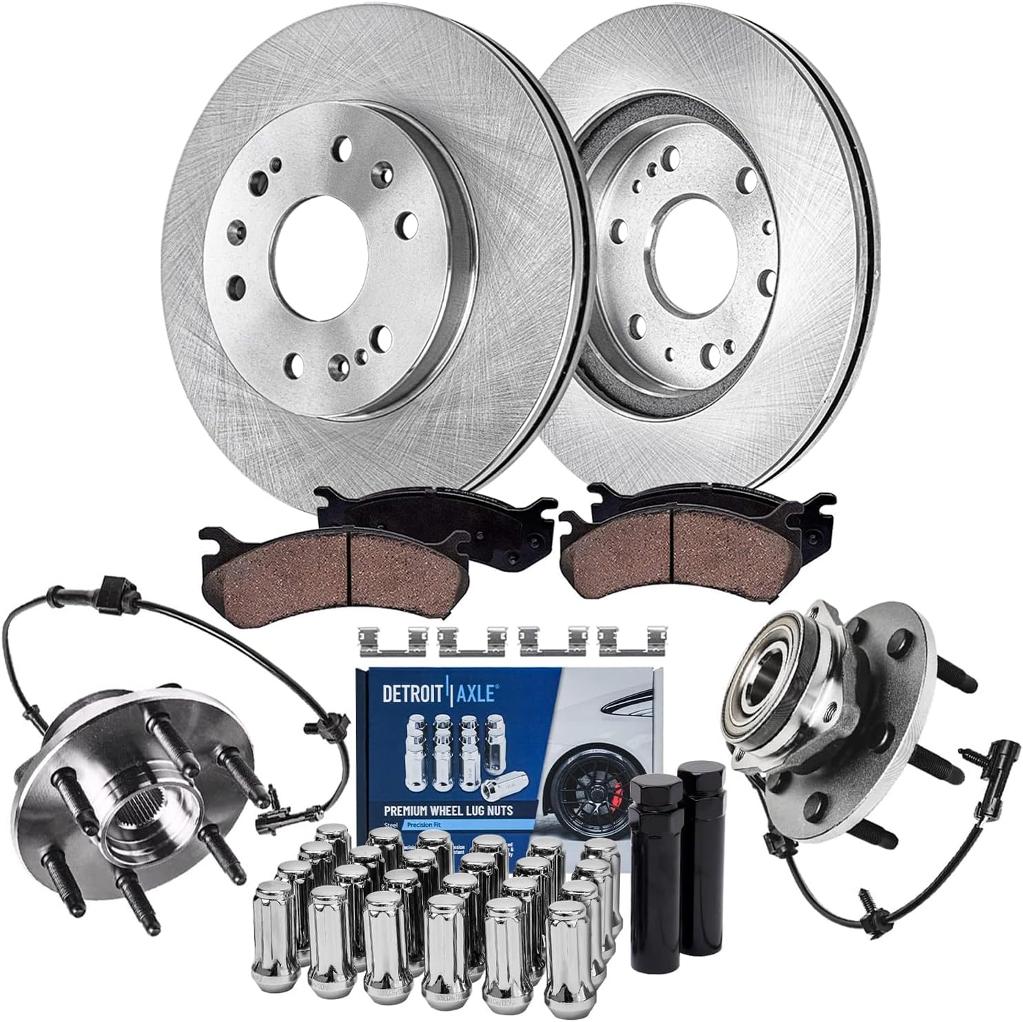 KIT DE FRENO DELANTERO DETROIT AXLE 10NPRW3701565 PARA SILVERADO SIERRA 1500 TAHOE ESCALADE 4WD - 1