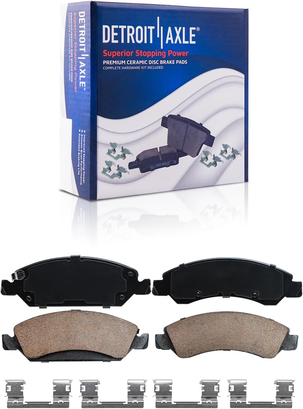 KIT DE FRENO DELANTERO DETROIT AXLE 10NPRW3701565 PARA SILVERADO SIERRA 1500 TAHOE ESCALADE 4WD - 3