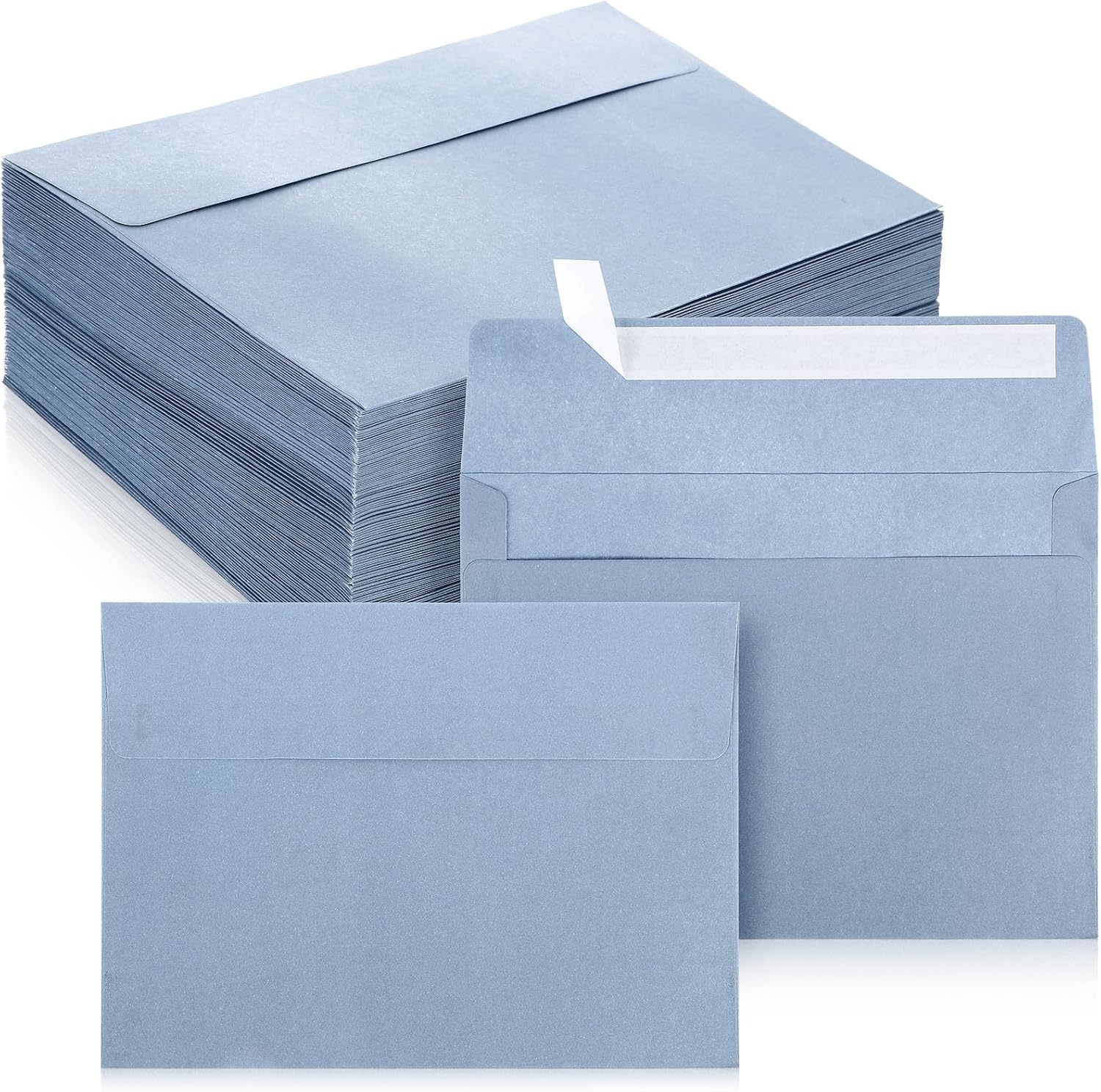 SOBRES PARA INVITACIONES CTOSREE A7 250 UNIDADES AZUL POLVO - 1