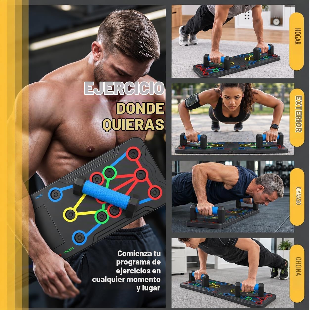 TABLA DE FLEXIONES IUT PLEGABLE 30 EN 1 - 2