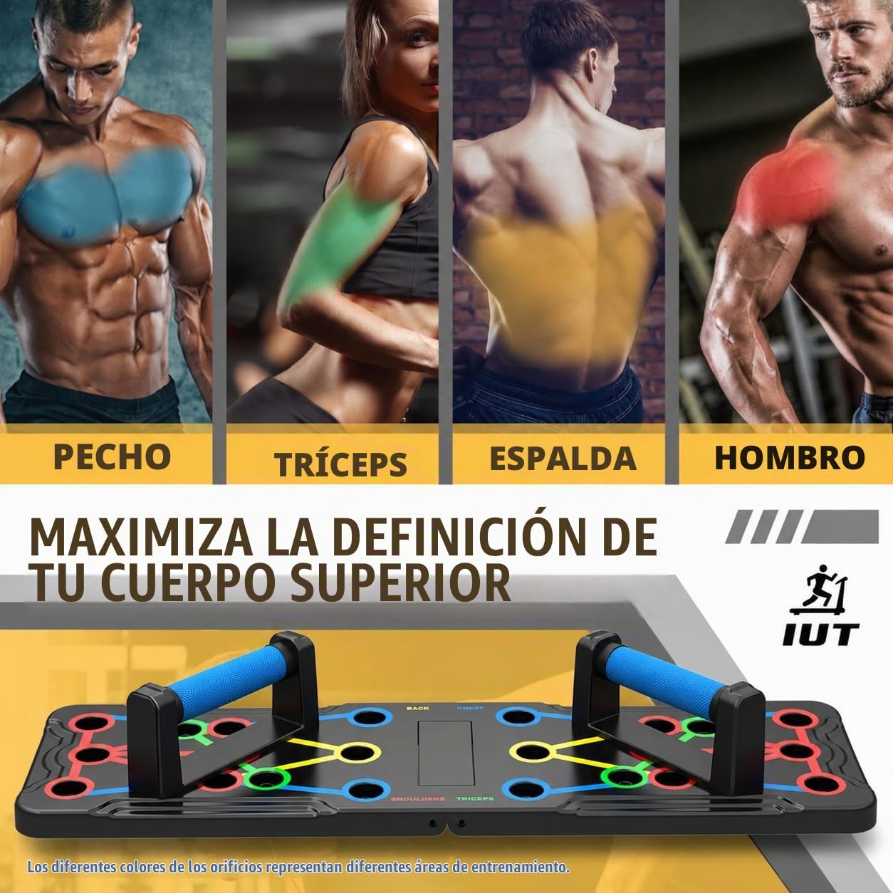 TABLA DE FLEXIONES IUT PLEGABLE 30 EN 1 - 3