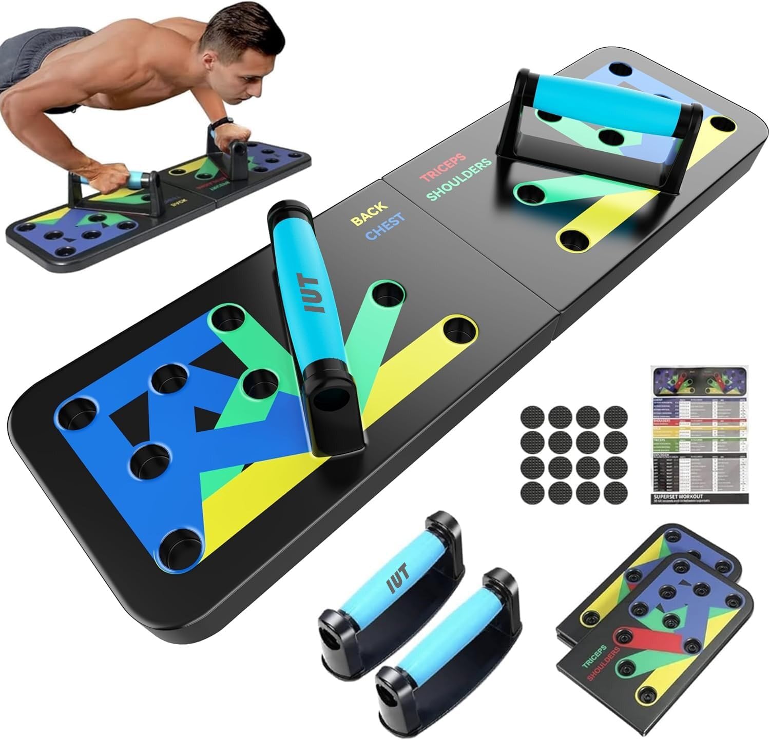 TABLA DE FLEXIONES PLEGABLE IUT 30 EN 1 PORTÁTIL - 1