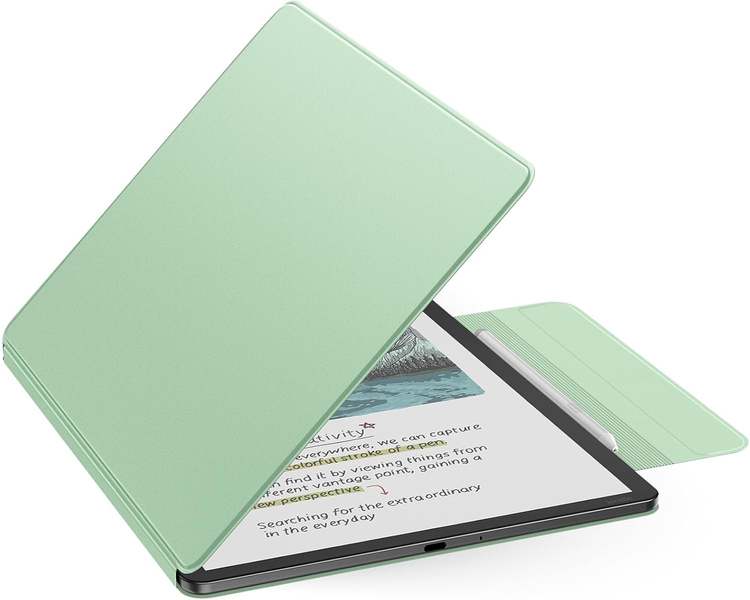 ESTUCHE MOKO PARA KINDLE SCRIBE 11' 3RA GEN Y COLORSOFT 1RA GEN VERDE - 1
