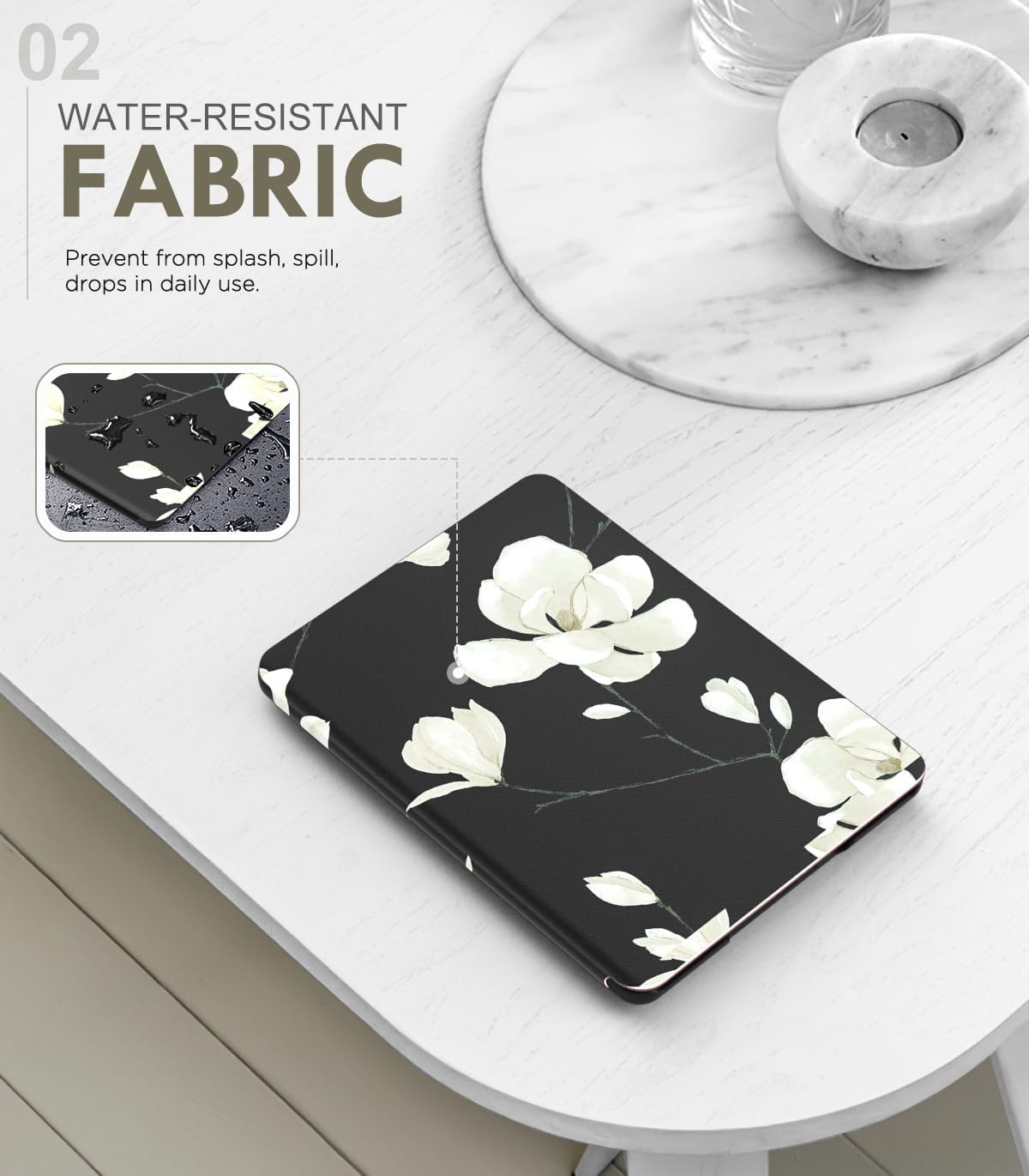 ESTUCHE MOKO PARA KINDLE PAPERWHITE 7' 12ª GEN 2024 COLORSOFT MAGNOLIA - 3