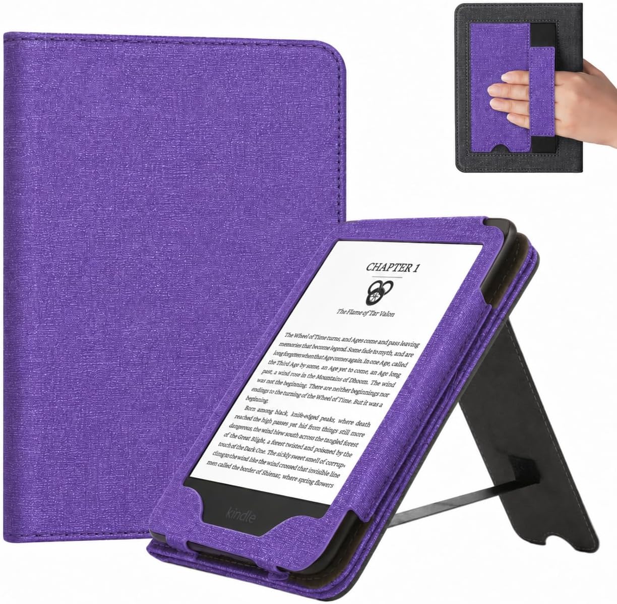 ESTUCHE COBAK 6 PULGADAS CON SOPORTE PÚRPURA - 1