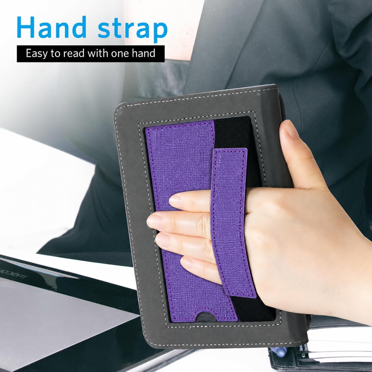 ESTUCHE COBAK 6 PULGADAS CON SOPORTE PÚRPURA - 3