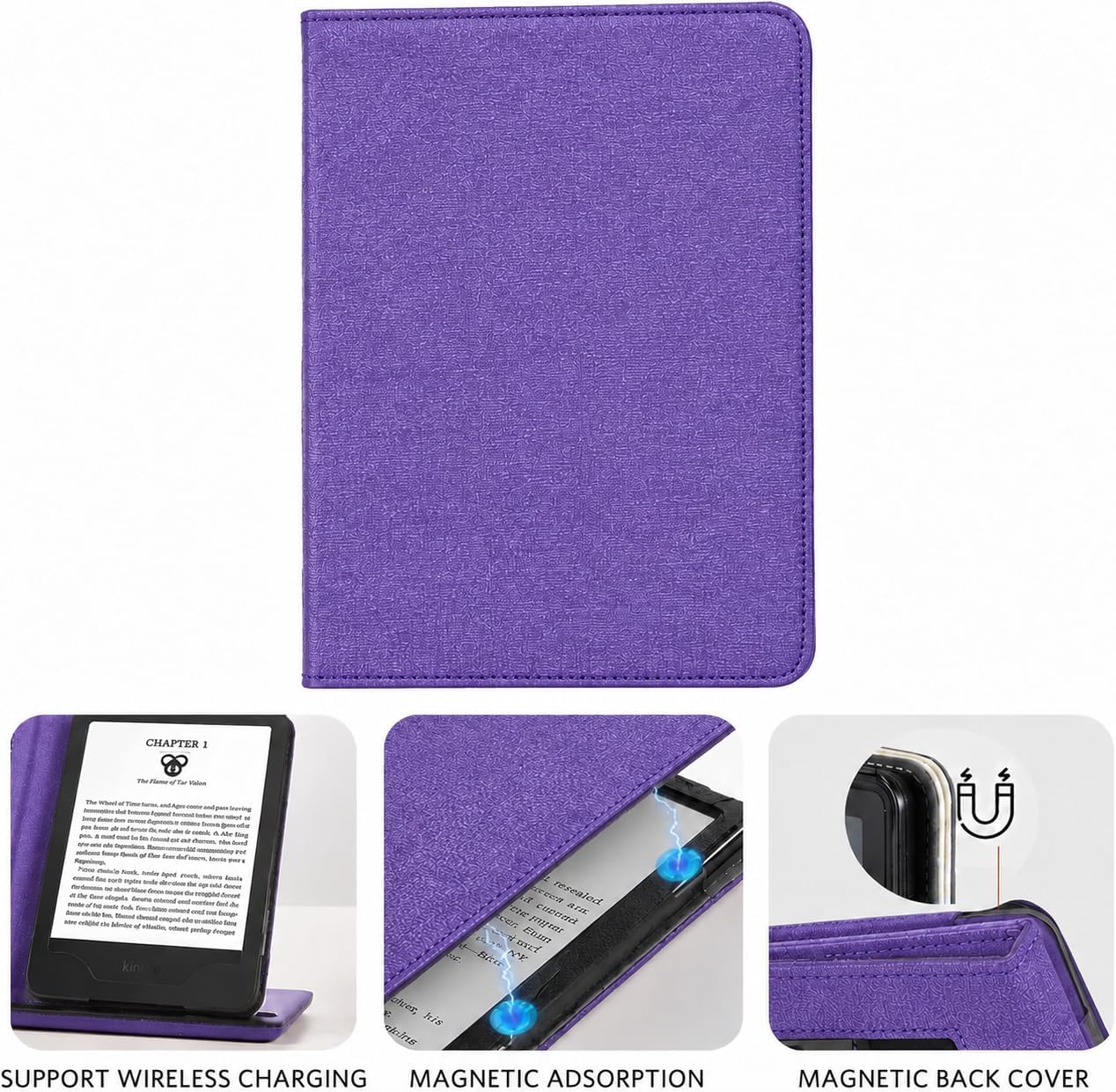 ESTUCHE COBAK 6 PULGADAS CON SOPORTE PÚRPURA - 5