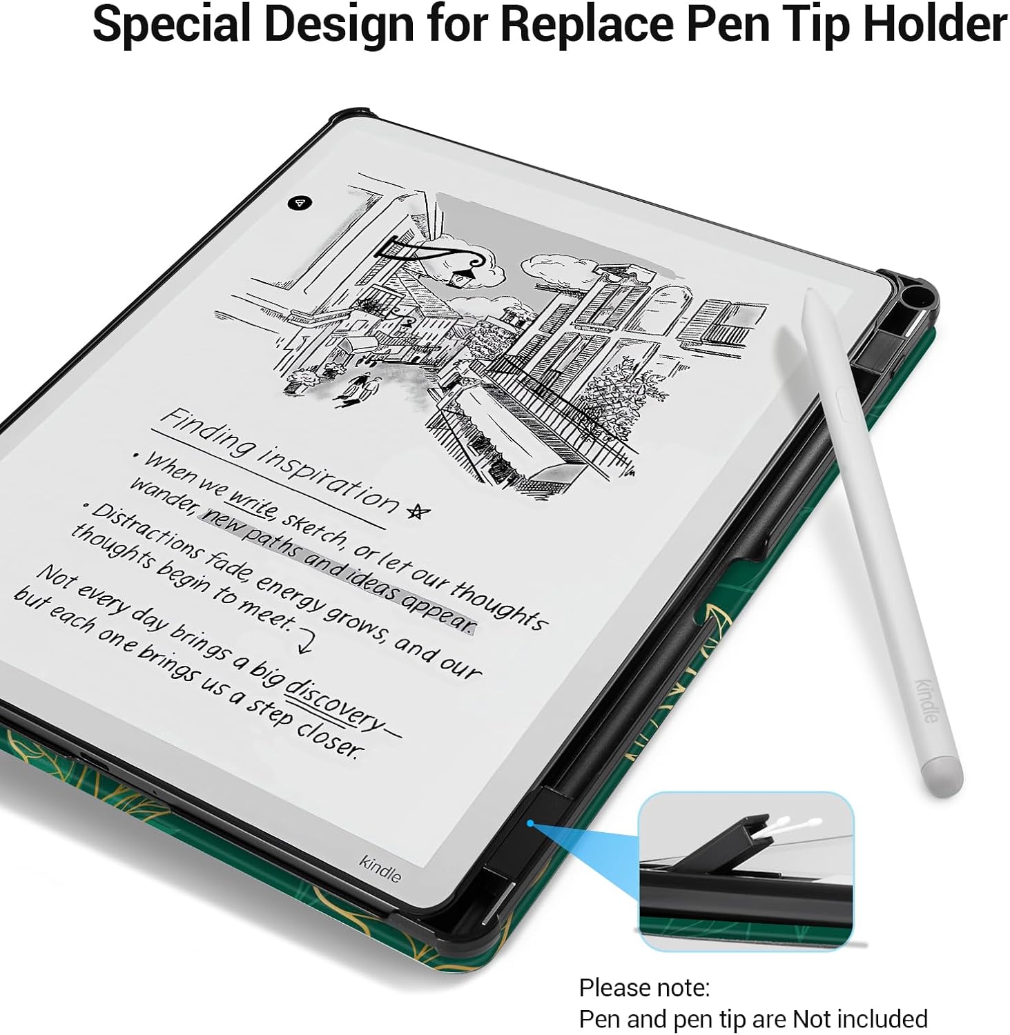 ESTUCHE COBAK PARA KINDLE SCRIBE 11' 3RA GENERACIÓN 2025 COLORSOFT PU LEATHER - 4