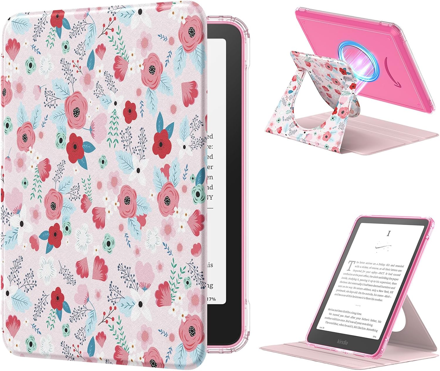 ESTUCHE MOKO GIRATORIO 360° PARA KINDLE PAPERWHITE 7' 12ª GEN 2024 Y COLORSOFT - 1