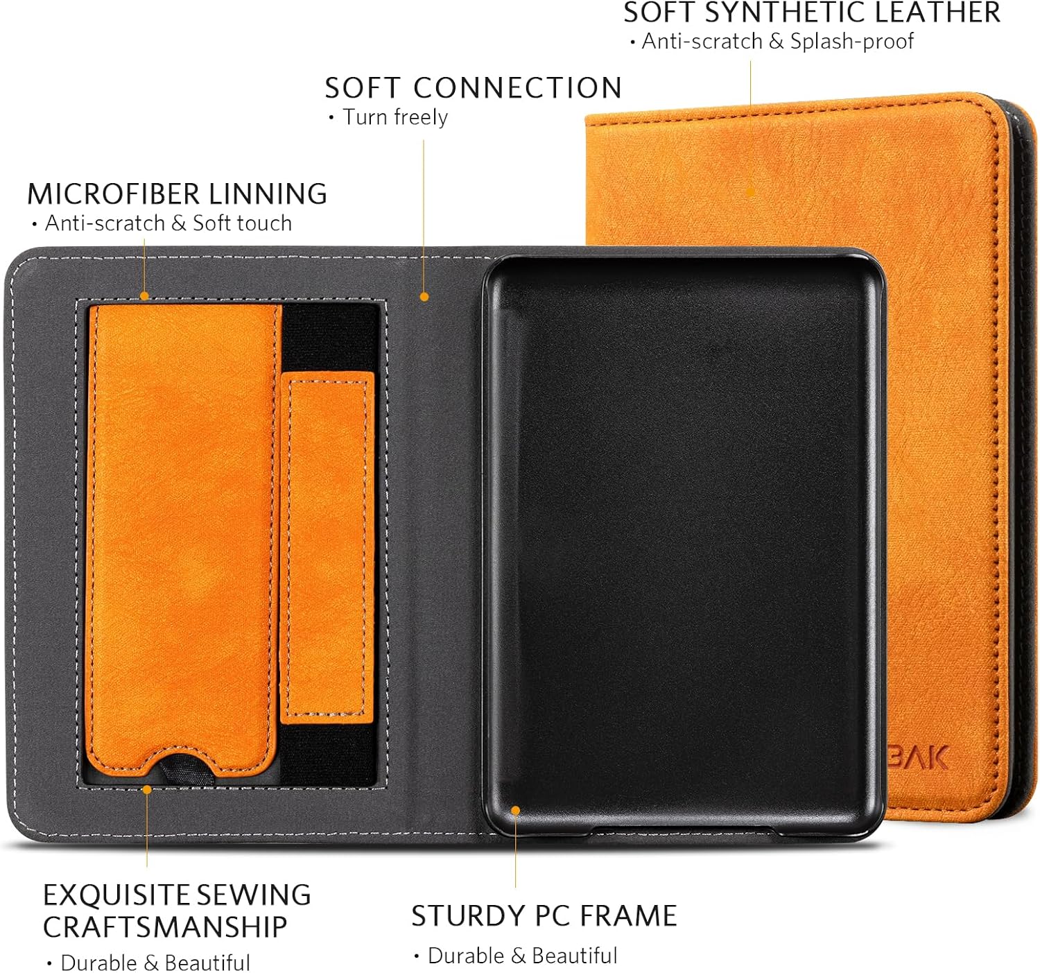 ESTUCHE CON SOPORTE PARA KINDLE 6' COBAK 2024 Y 2022 - 2