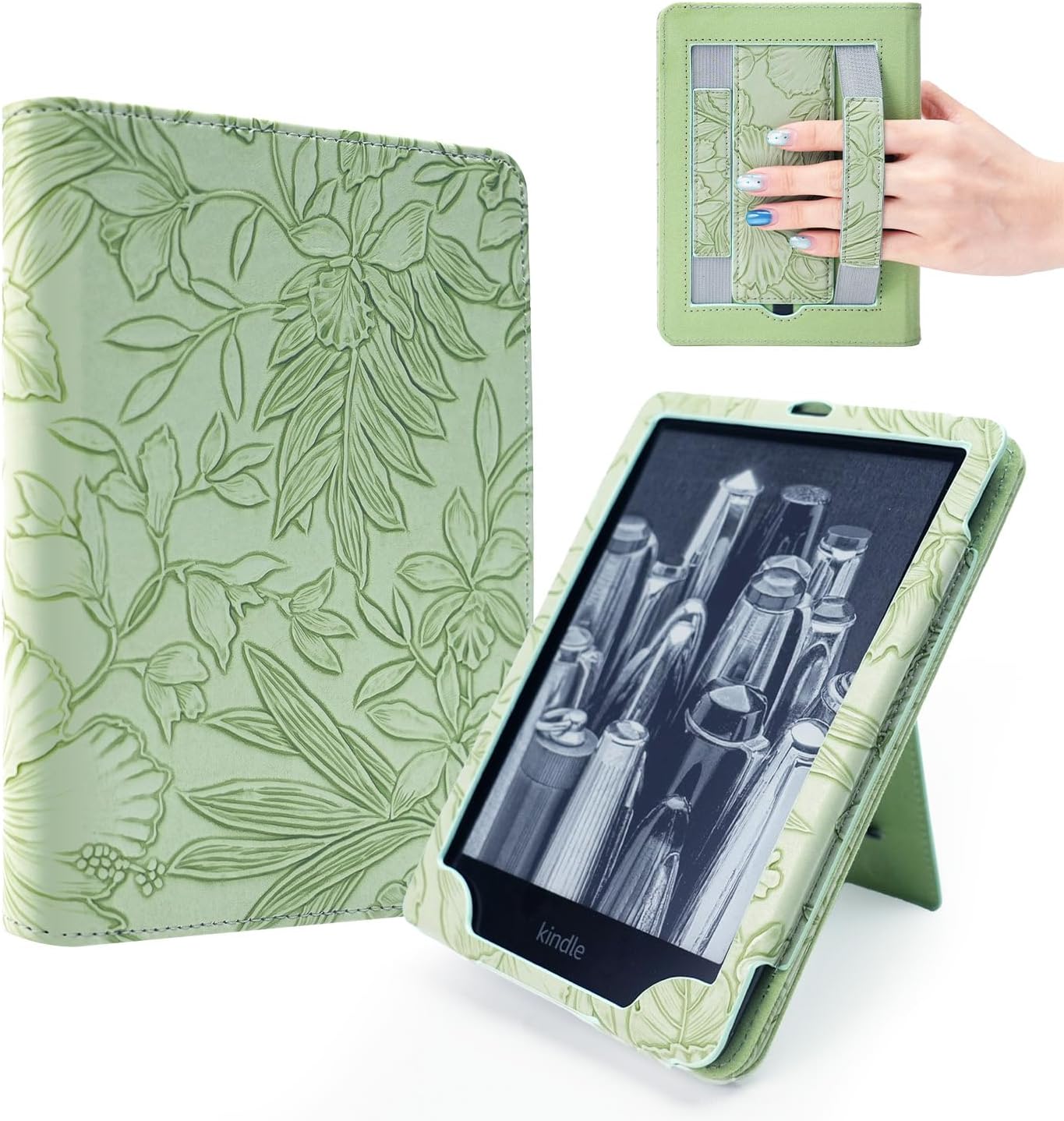 ESTUCHE EJU PARA KINDLE PAPERWHITE 7'/6.8' VERDE MATCHA - 1