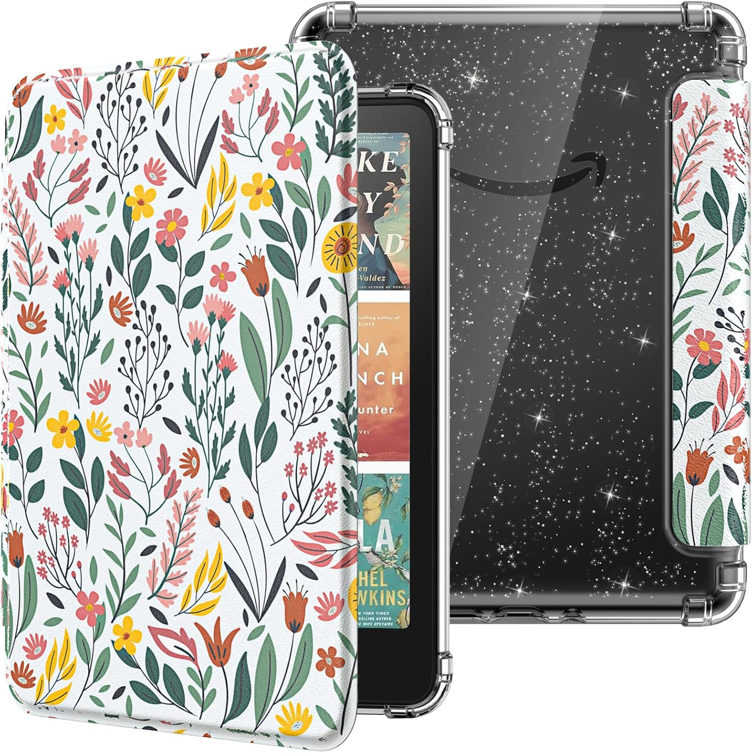 ESTUCHE MOKO PARA KINDLE PAPERWHITE 7' 12ª GEN Y COLORSOFT 2024 FLORES - 1