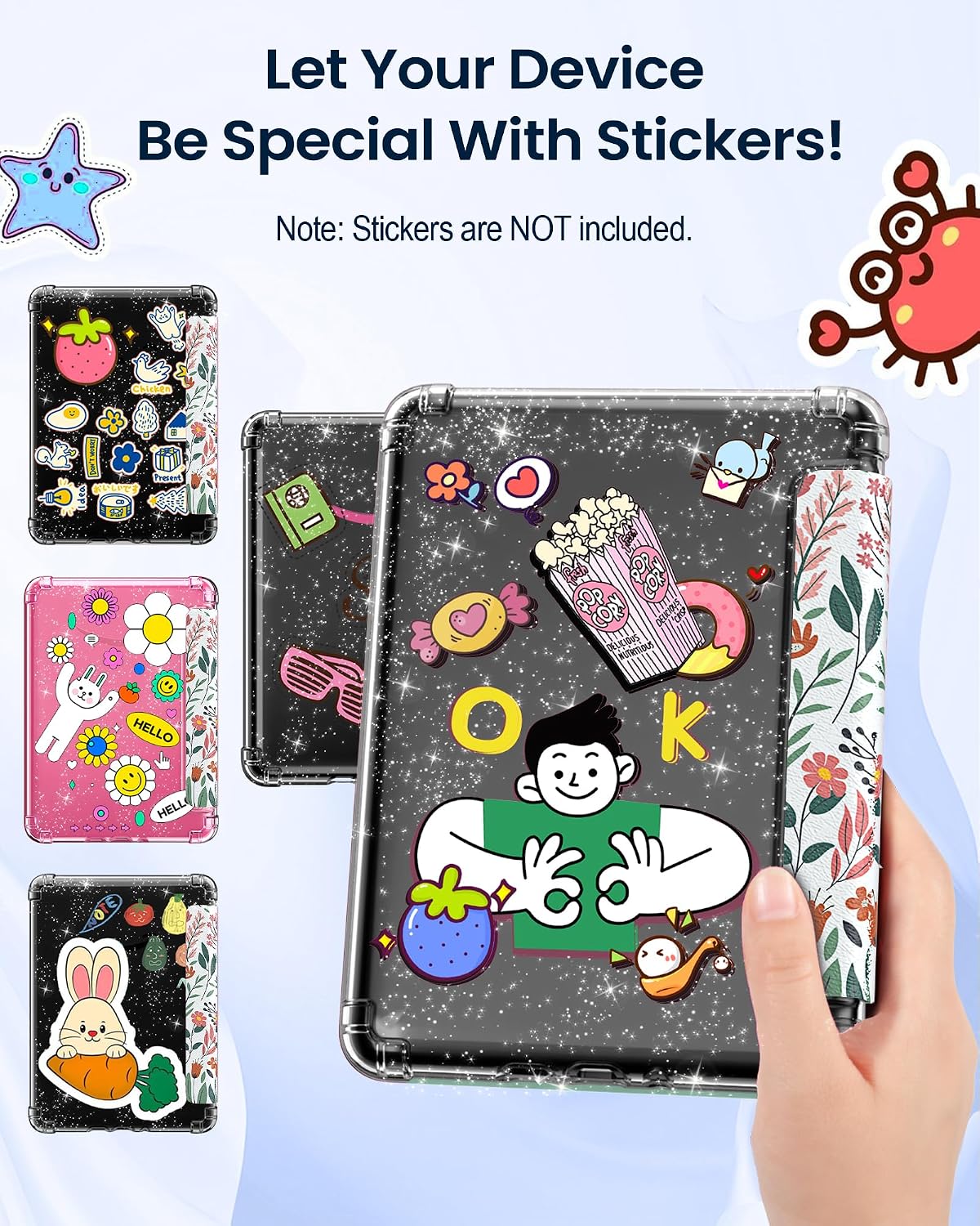 ESTUCHE MOKO PARA KINDLE PAPERWHITE 7' 12ª GEN Y COLORSOFT 2024 FLORES - 5