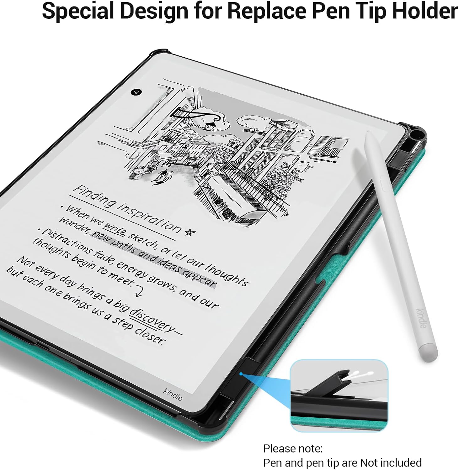 ESTUCHE COBAK PARA KINDLE SCRIBE 11' 3RA GENERACIÓN 2025 COLORSOFT PU LEATHER - 4