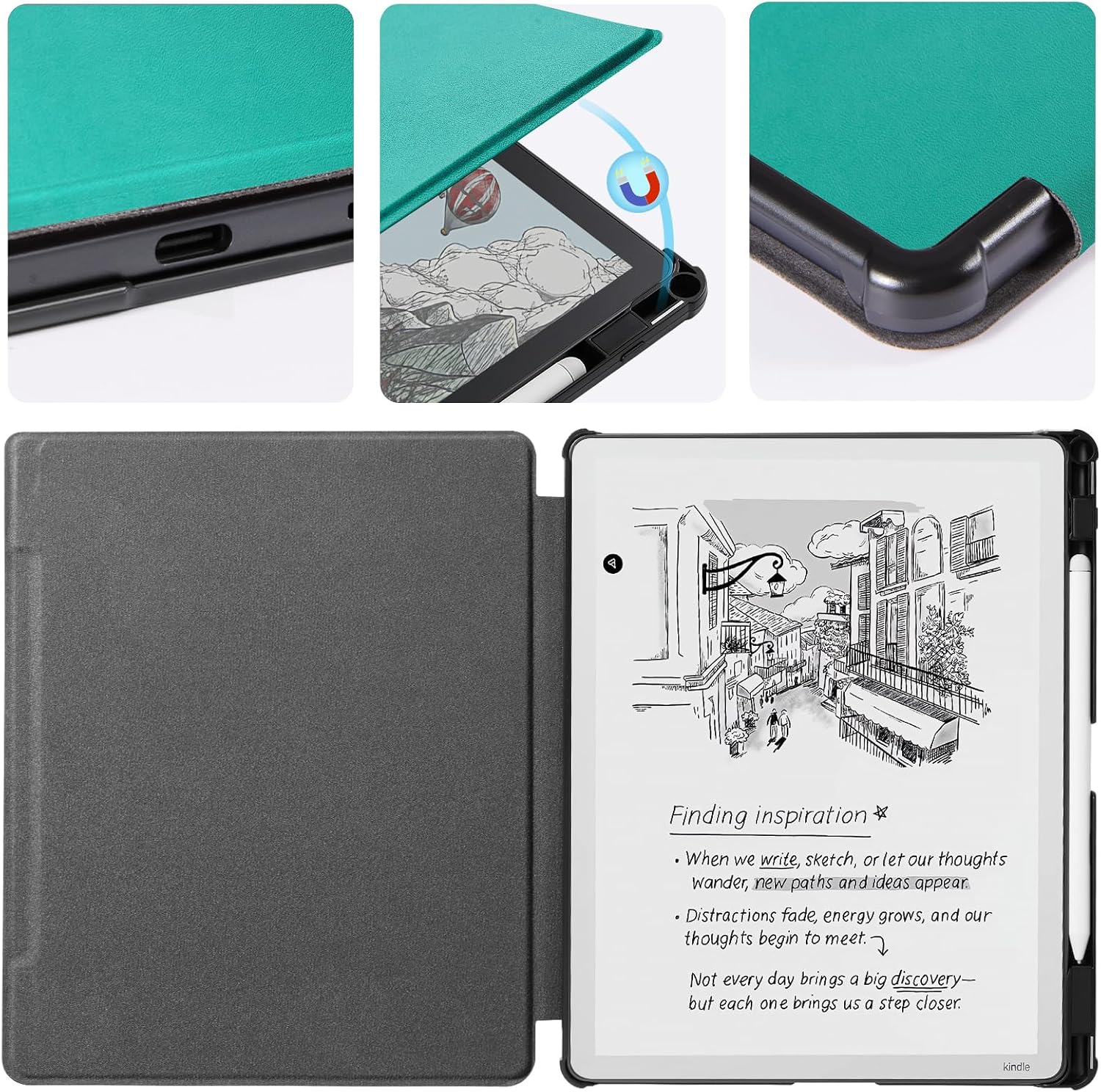 ESTUCHE COBAK PARA KINDLE SCRIBE 11' 3RA GENERACIÓN 2025 COLORSOFT PU LEATHER - 5