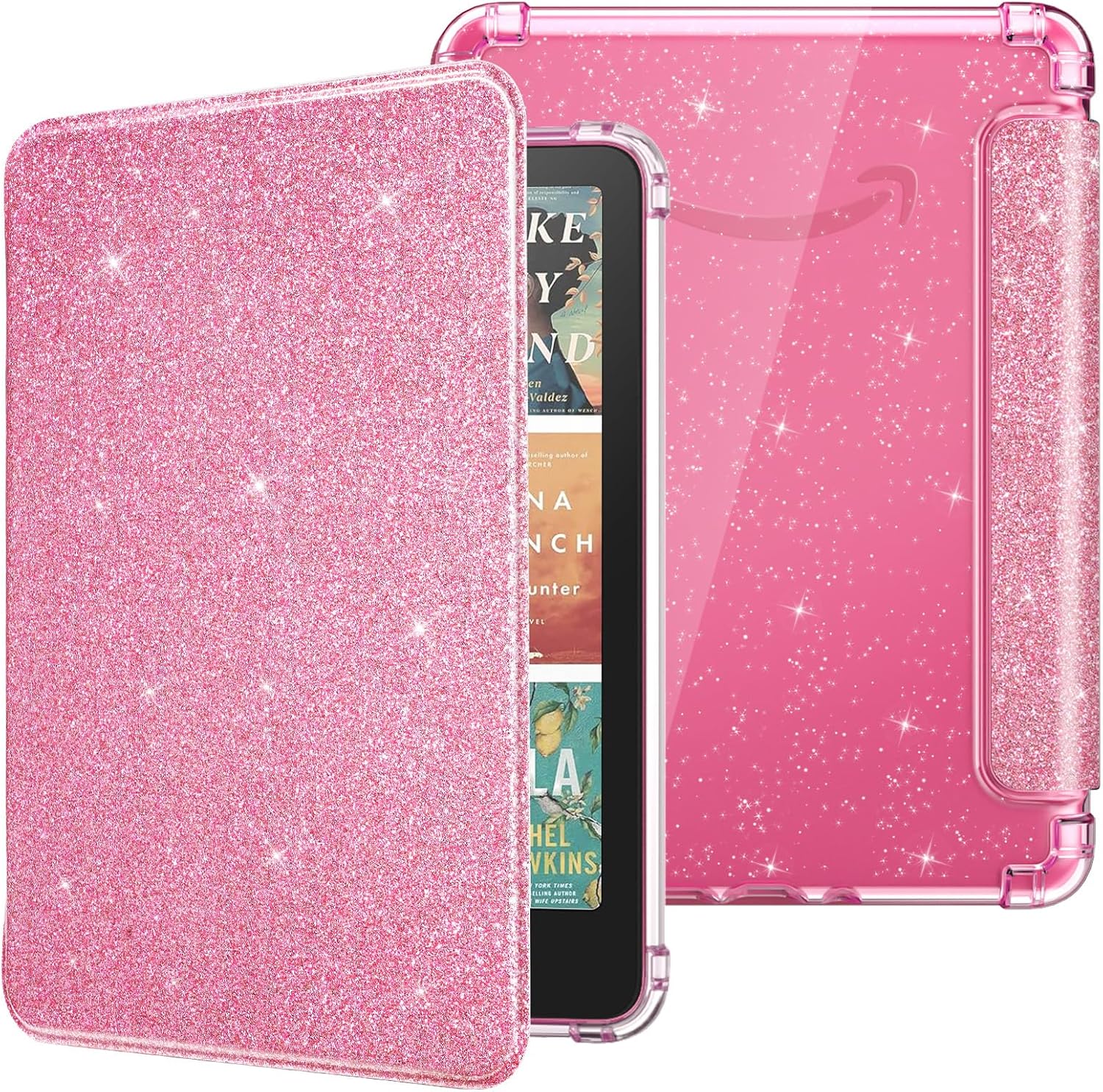 ESTUCHE MOKO PARA KINDLE PAPERWHITE 7' 12ª GEN Y COLORSOFT 2024 ROSA GLITTER - 1