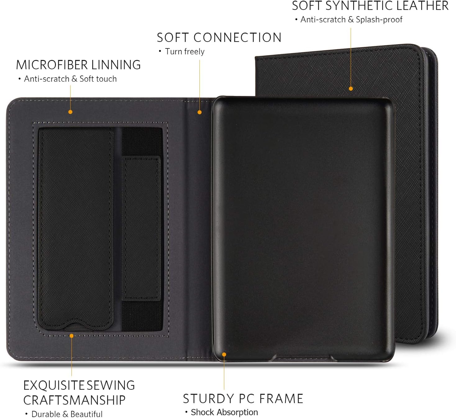 ESTUCHE COBAK CON SOPORTE PARA KINDLE 6 PULGADAS 2024 Y 2022 - 4