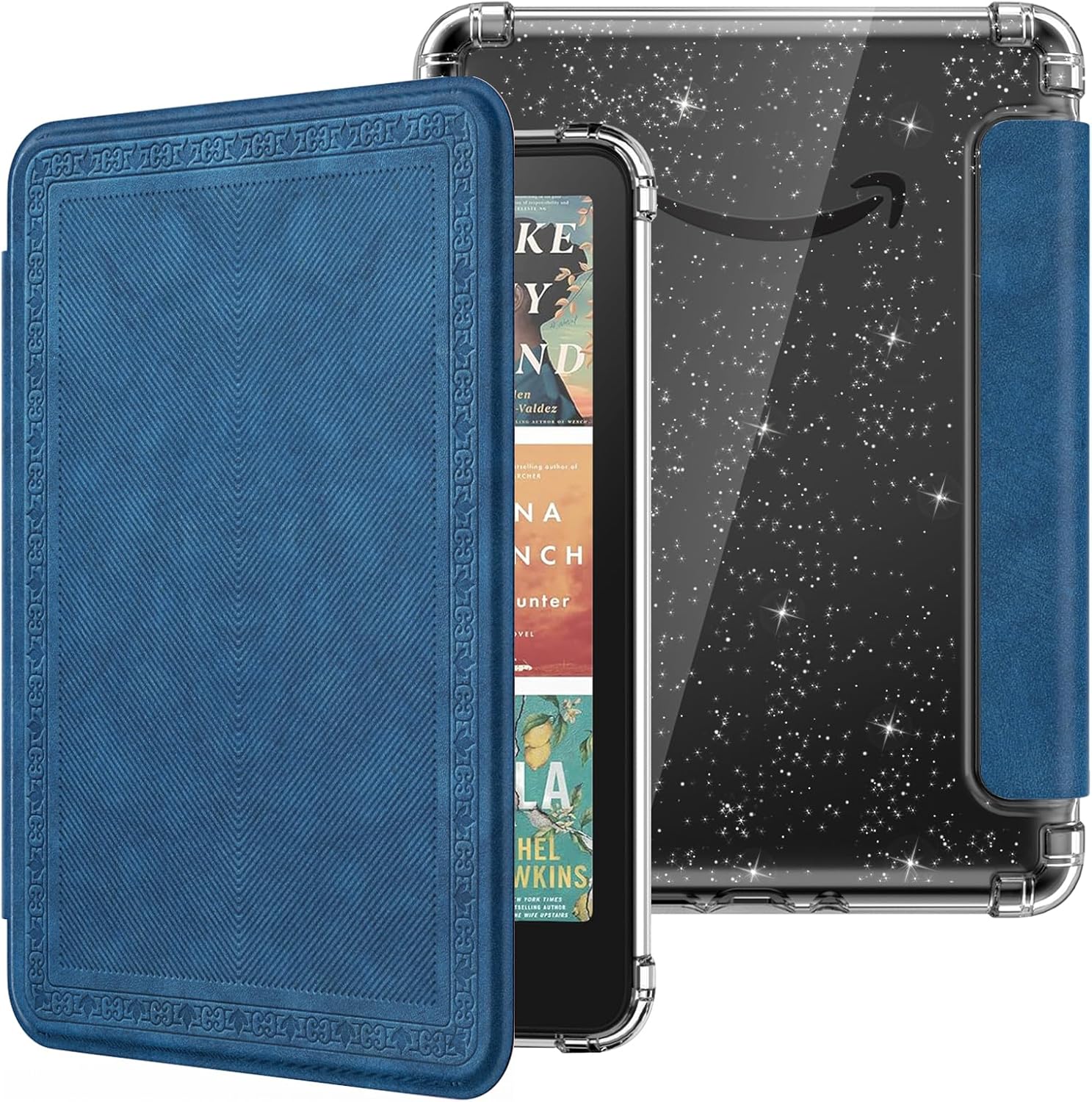 ESTUCHE MOKO PARA KINDLE PAPERWHITE 7' 12ª GEN Y COLORSOFT AZUL VINTAGE - 1