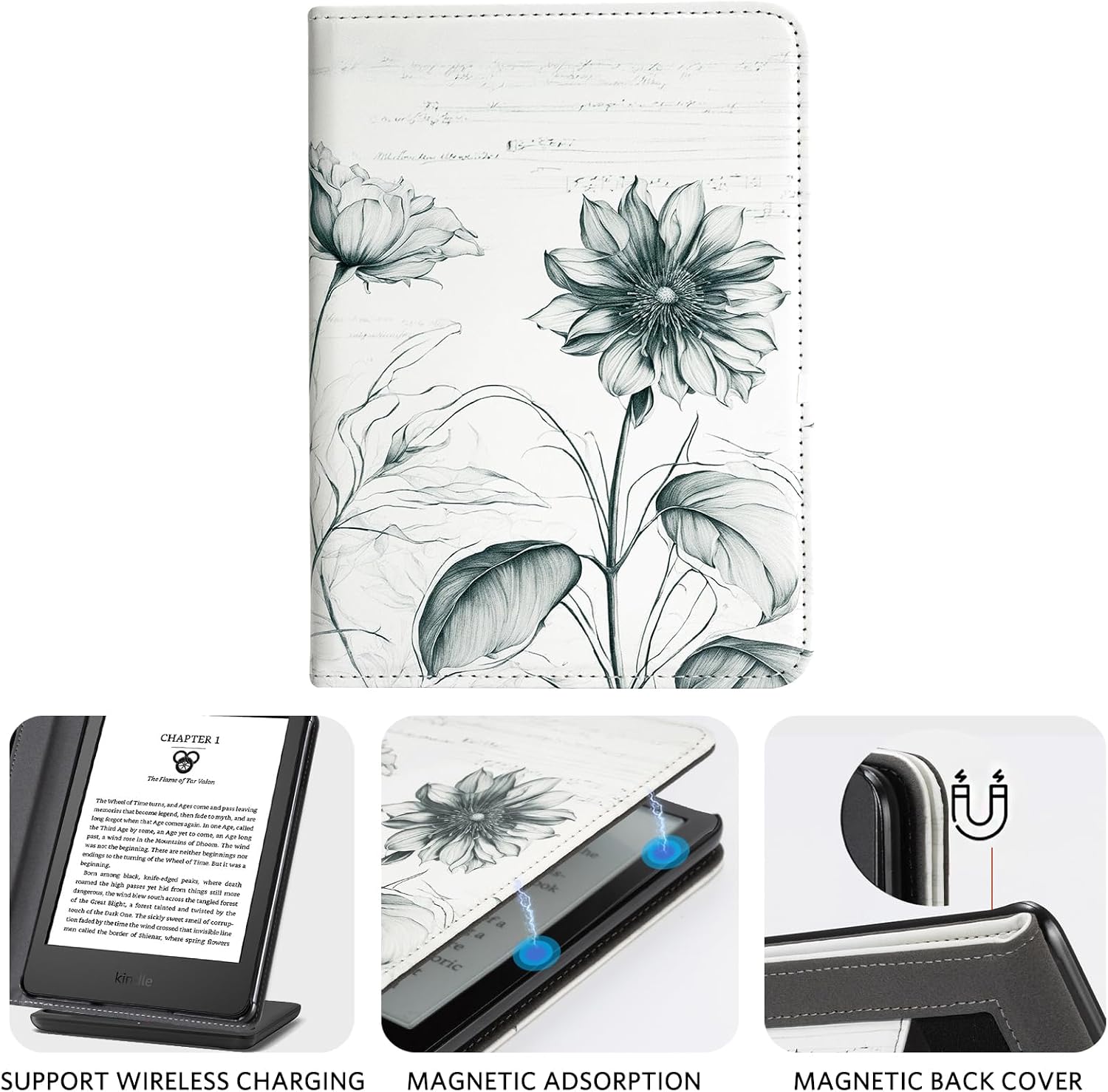 ESTUCHE COBAK CON SOPORTE PARA KINDLE 6' (2024 Y 2022, 11ª GEN) - 3