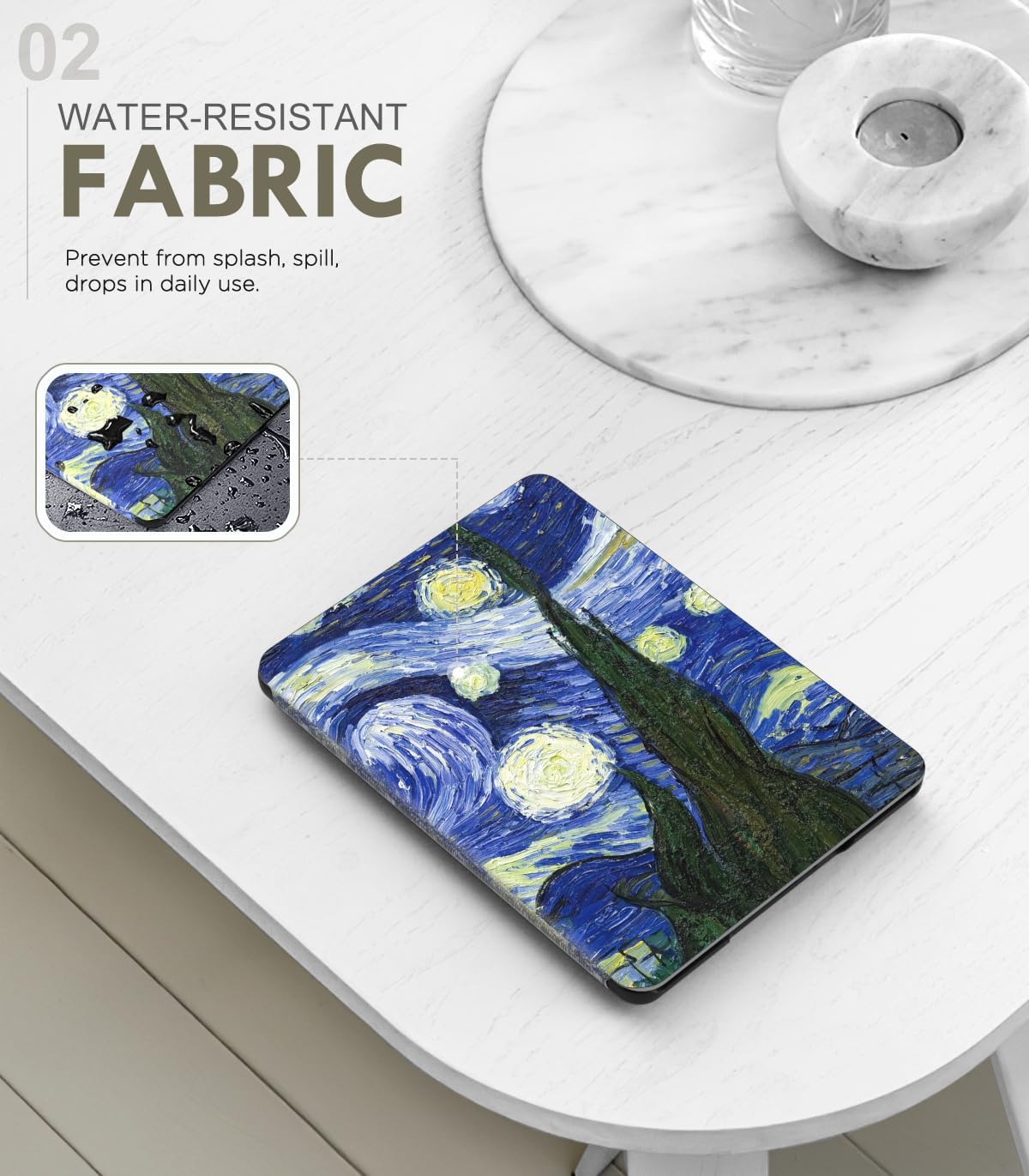 ESTUCHE MOKO PARA KINDLE PAPERWHITE 7' 12ª GEN 2024 STARRY NIGHT - 3
