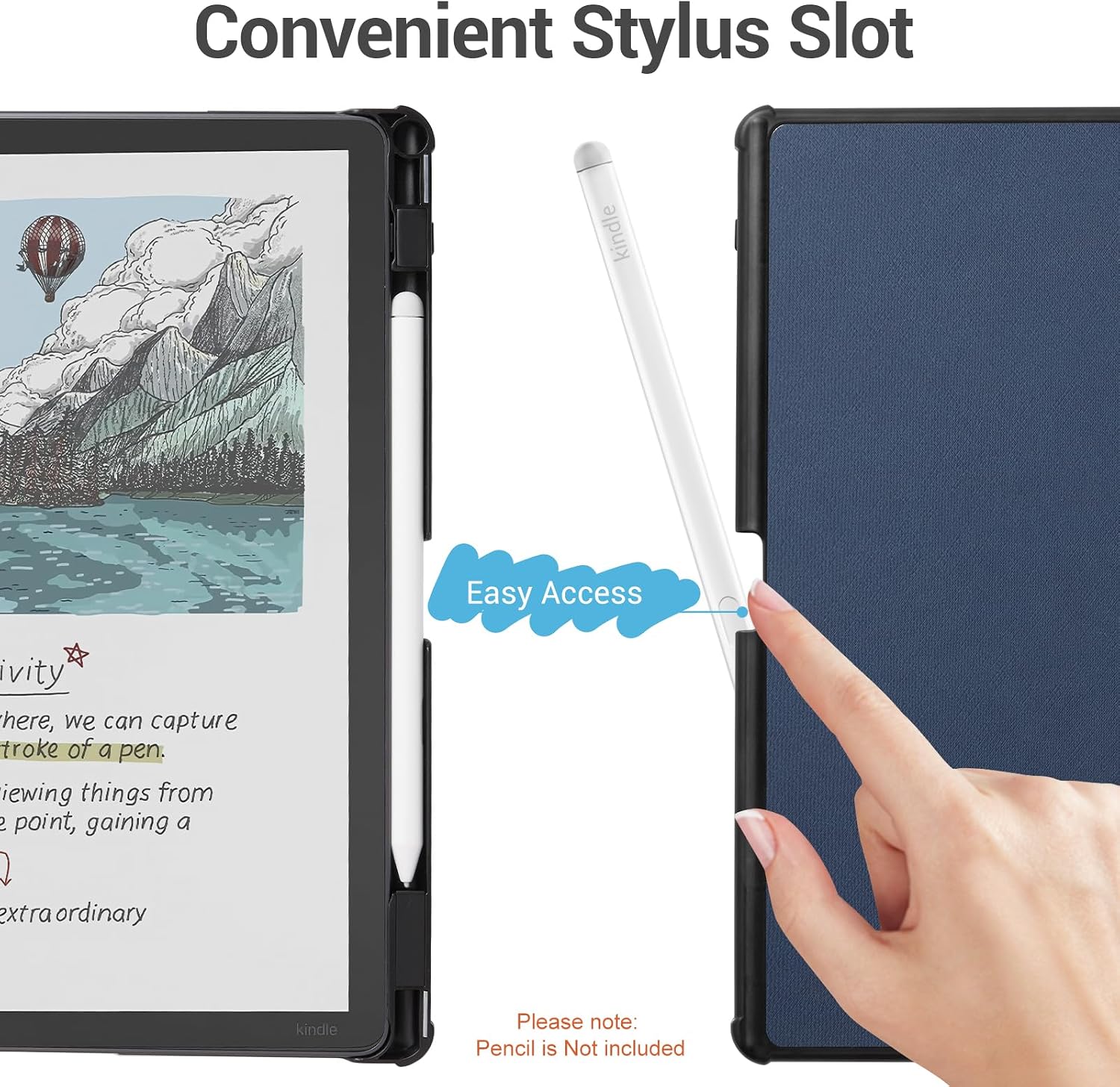 ESTUCHE COBAK PARA KINDLE SCRIBE 11' 3RA GENERACIÓN 2025 COLORSOFT PU LEATHER - 3