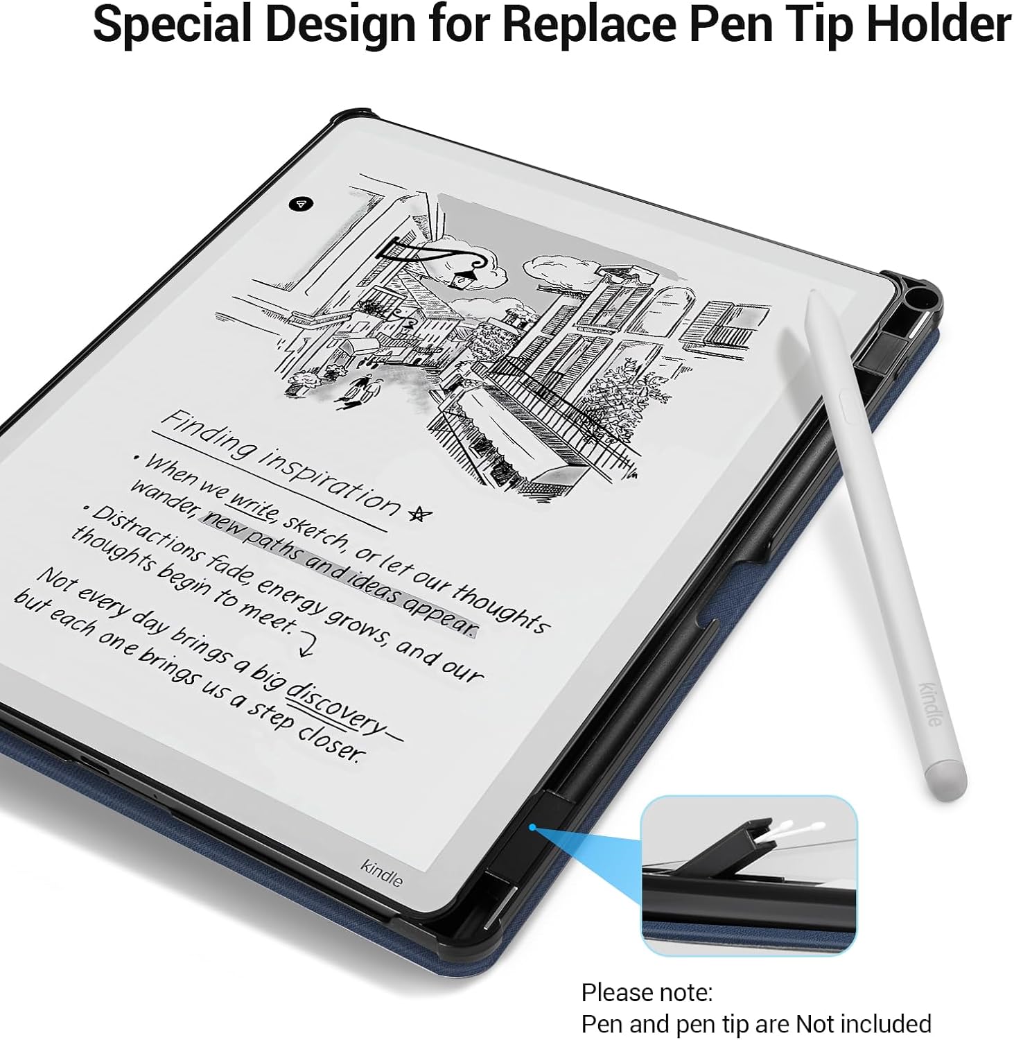 ESTUCHE COBAK PARA KINDLE SCRIBE 11' 3RA GENERACIÓN 2025 COLORSOFT PU LEATHER - 4