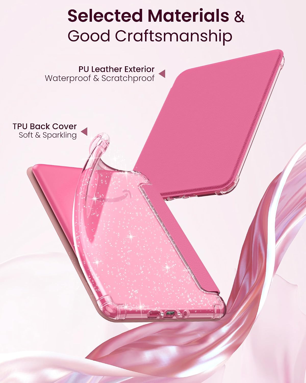 ESTUCHE MOKO PARA KINDLE PAPERWHITE 7' 12ª GEN Y COLORSOFT 2024 MAGENTA - 4