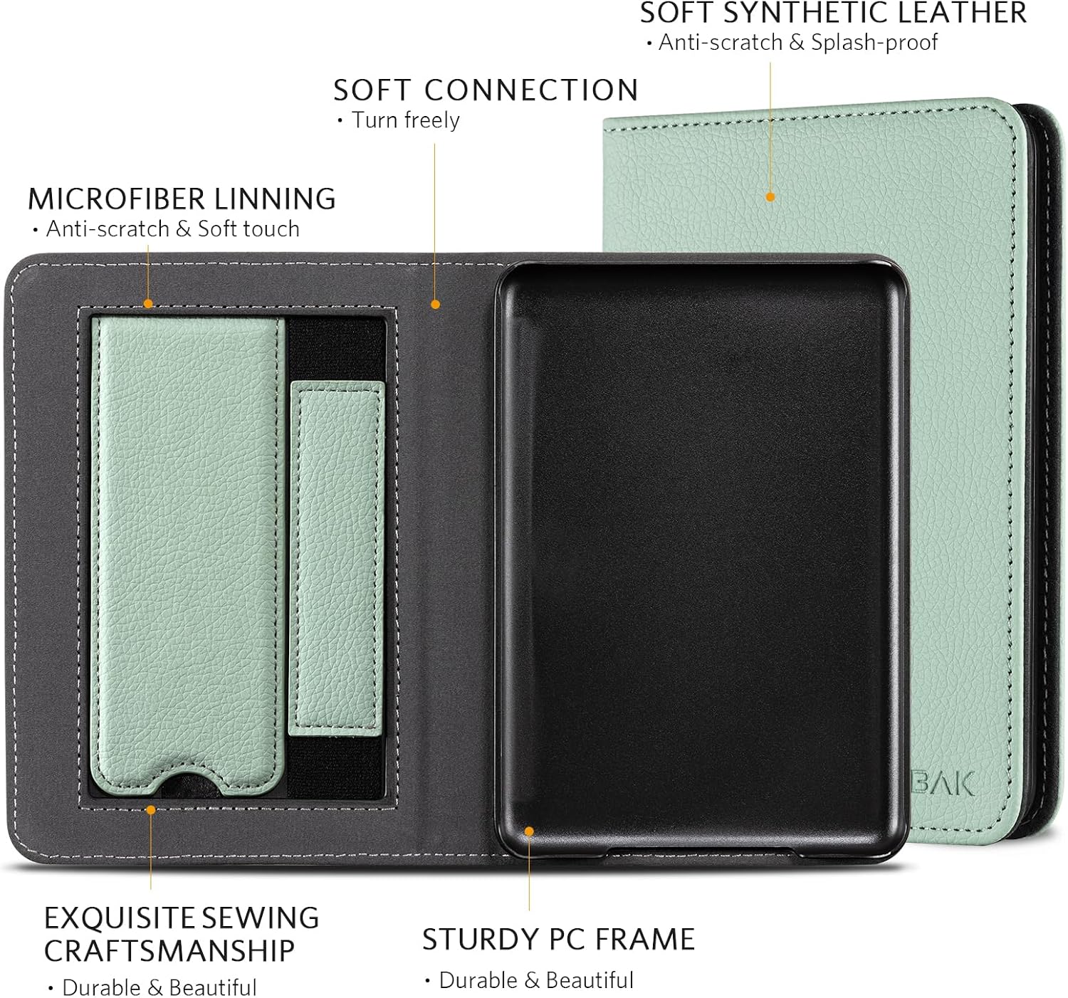 ESTUCHE COBAK CON SOPORTE PARA KINDLE 6' (2024 Y 2022, 11ª GENERACIÓN) - 4