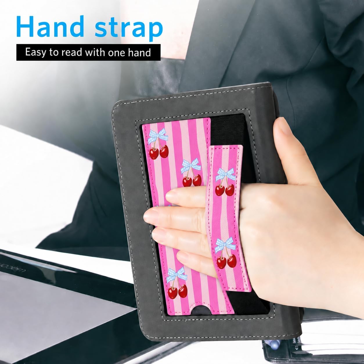 ESTUCHE COBAK 6 PULGADAS CON SOPORTE MODELO A0J28 COLOR CEREZA - 3