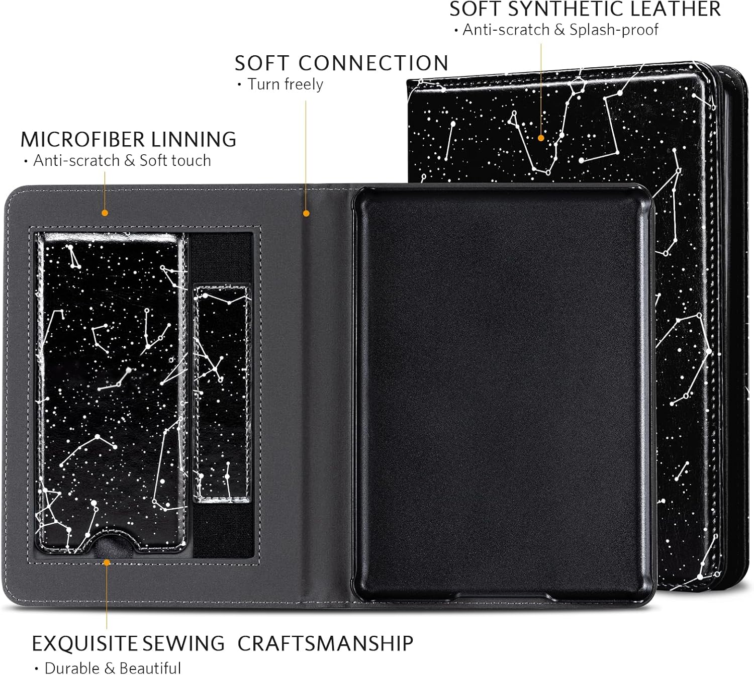 ESTUCHE CON SOPORTE PARA KINDLE 6' COBAK 11TH GEN 2024 Y 2022 - 2