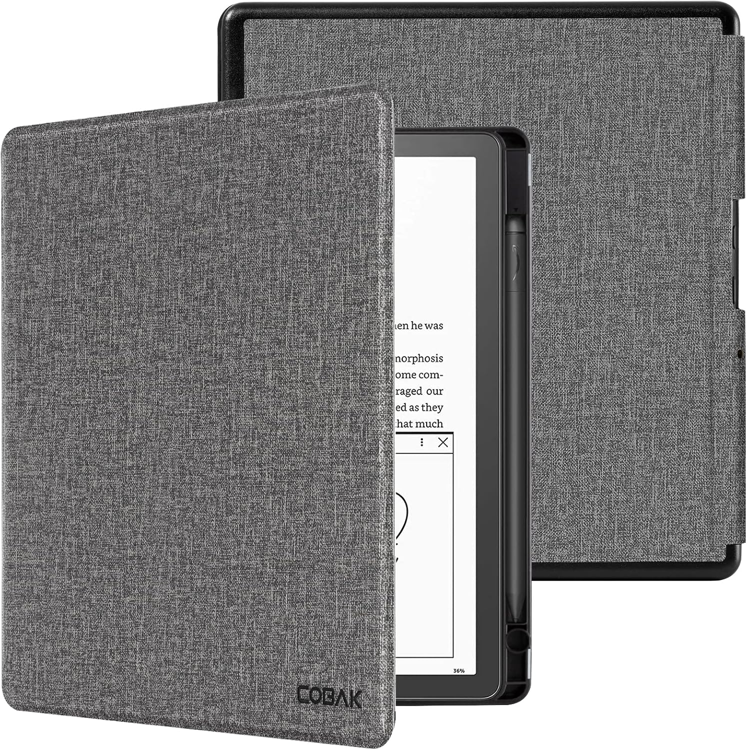 ESTUCHE PARA KINDLE SCRIBE COBAK PU LEATHER CON SOPORTE PARA LÁPIZ - 1