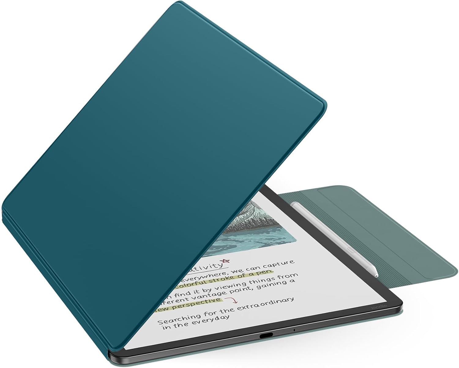 ESTUCHE MOKO PARA KINDLE SCRIBE 11' 3RA GEN Y COLORSOFT 1RA GEN TURQUESA - 1
