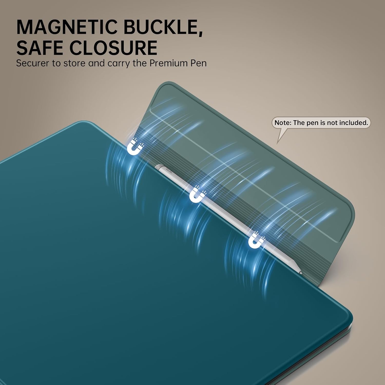 ESTUCHE MOKO PARA KINDLE SCRIBE 11' 3RA GEN Y COLORSOFT 1RA GEN TURQUESA - 4