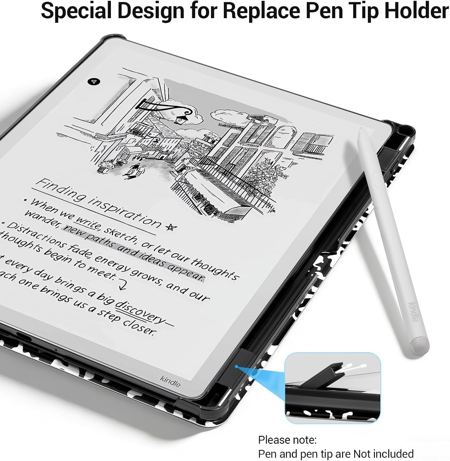 ESTUCHE COBAK PARA KINDLE SCRIBE 11' 3RA GENERACIÓN 2025 COLORSOFT PU LEATHER - 4