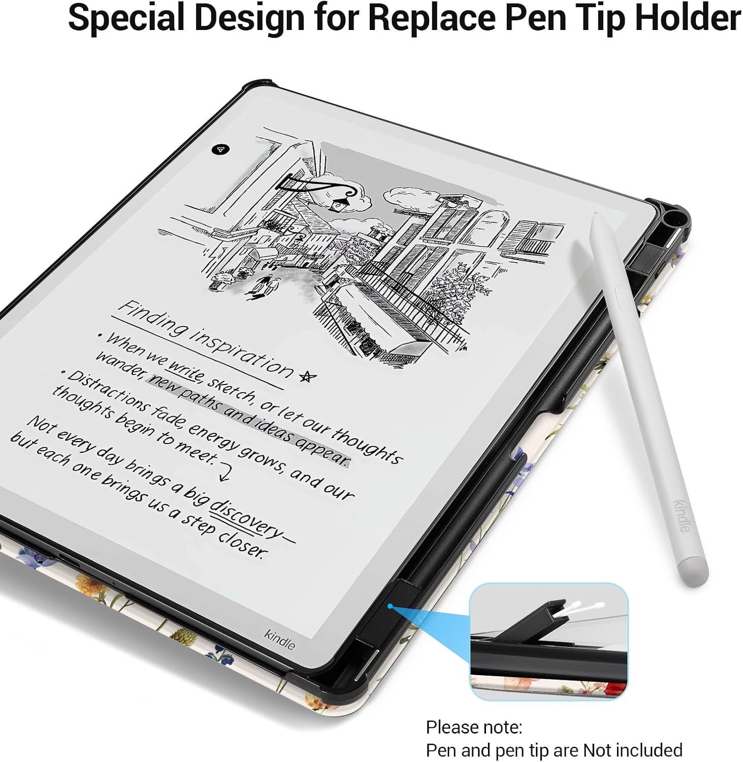 ESTUCHE COBAK PARA KINDLE SCRIBE 11' 3RA GENERACIÓN 2025 COLORSOFT PU LEATHER - 4
