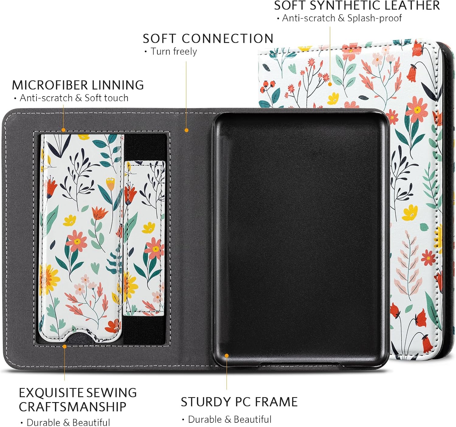 ESTUCHE COBAK CON SOPORTE PARA KINDLE 6' (2024 Y 2022, 11ª GEN) - 4