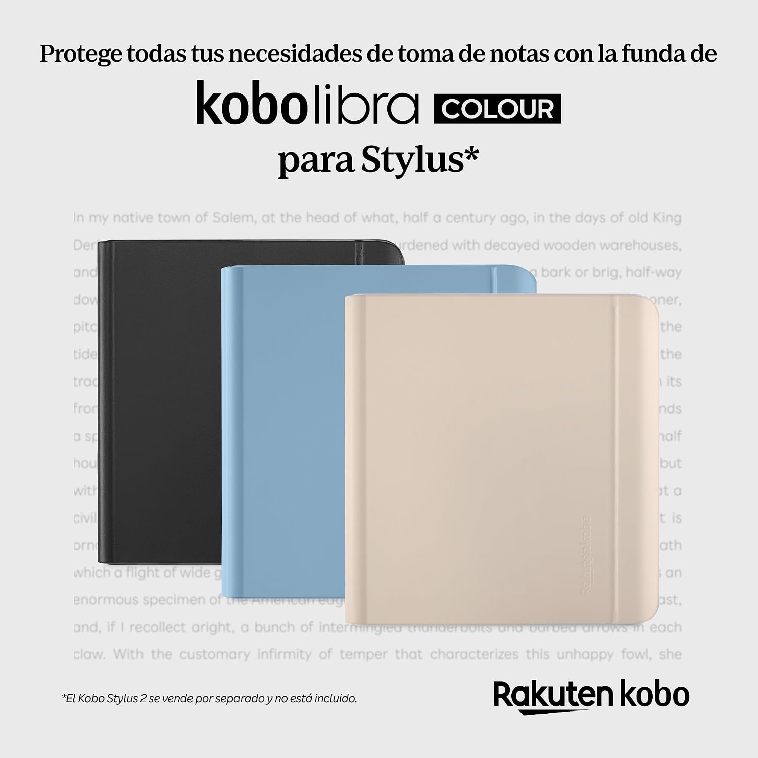 ESTUCHE KOBO LIBRA COLOUR SLEEPCOVER SAND BEIGE PARA EREADER 7' - 3