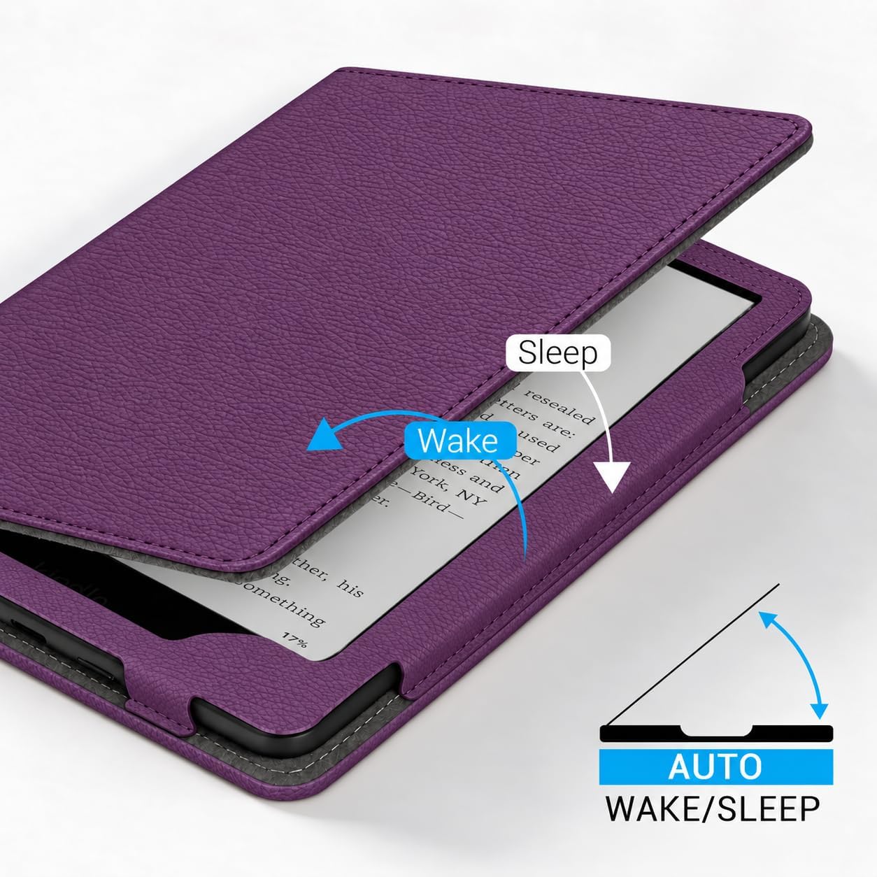 ESTUCHE COBAK 6 PULGADAS CON SOPORTE MODELO A0J28 COLOR VIOLETA - 2