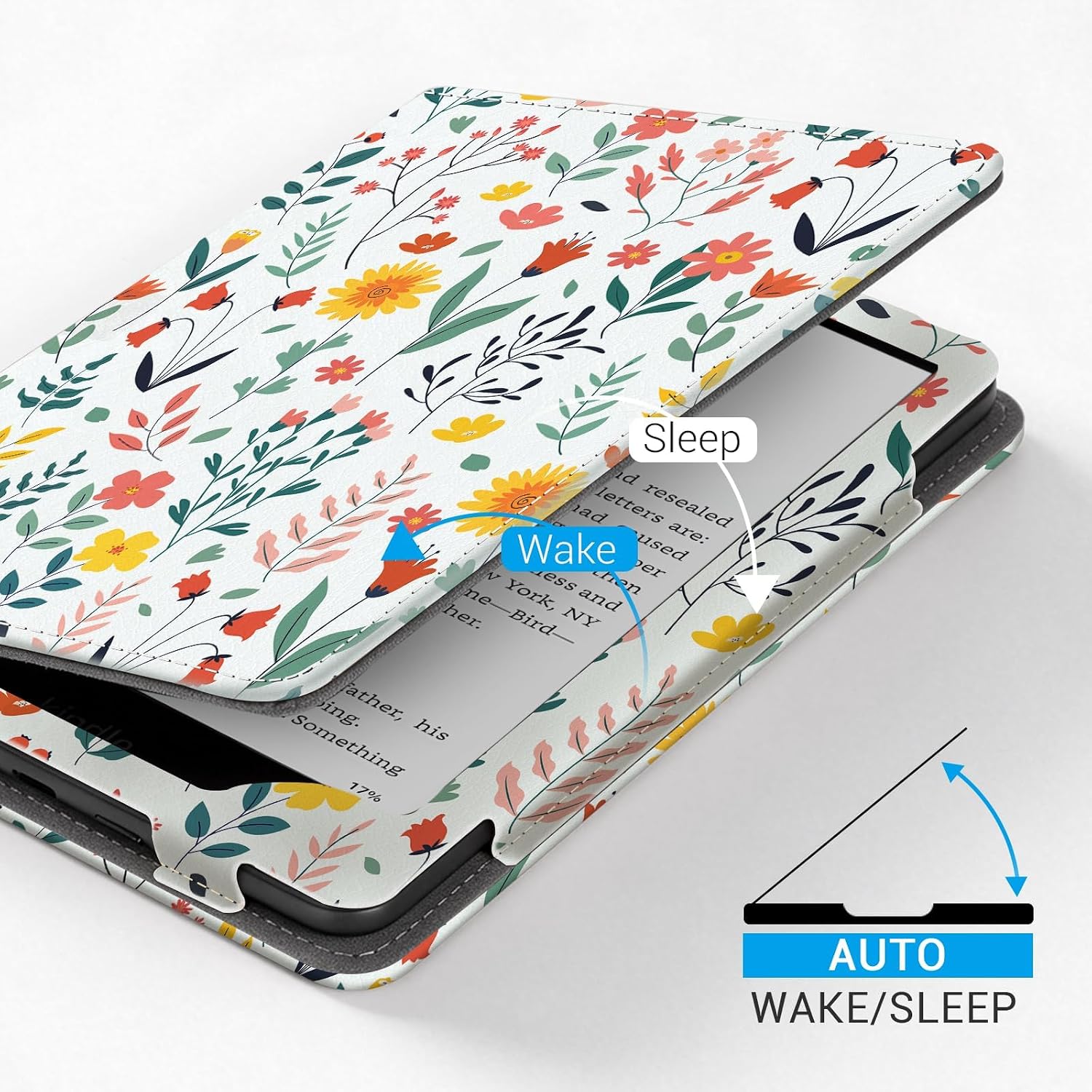 ESTUCHE CON SOPORTE PARA KINDLE 6' 2026 COBAK FLORES - 3