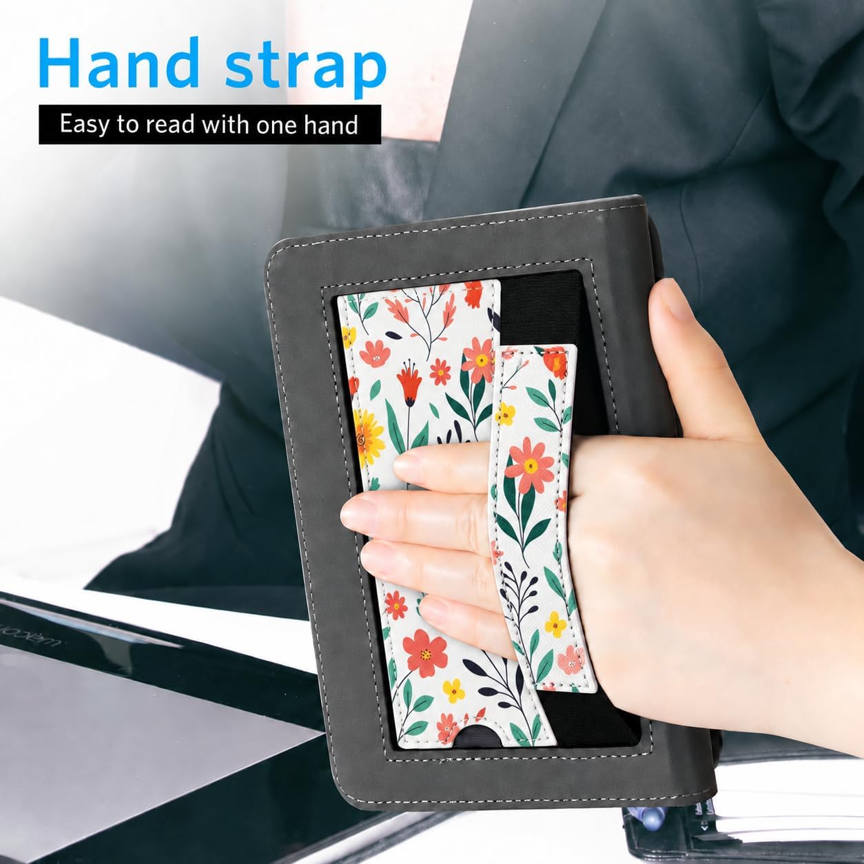 ESTUCHE CON SOPORTE PARA KINDLE 6' 2026 COBAK FLORES - 4