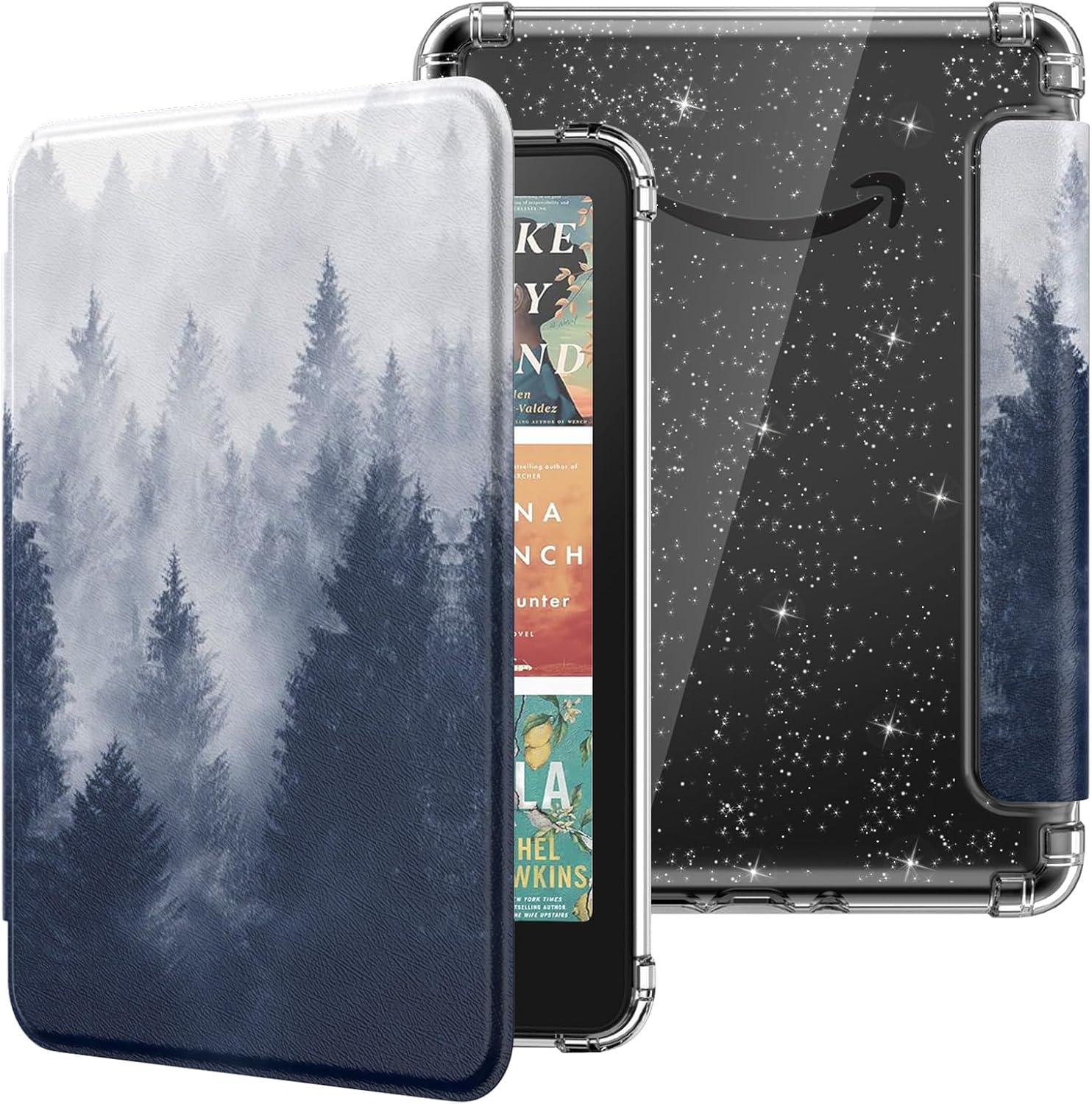 ESTUCHE MOKO PARA KINDLE PAPERWHITE 7' 12ª GEN Y COLORSOFT 2024 GRIS BOSQUE - 1