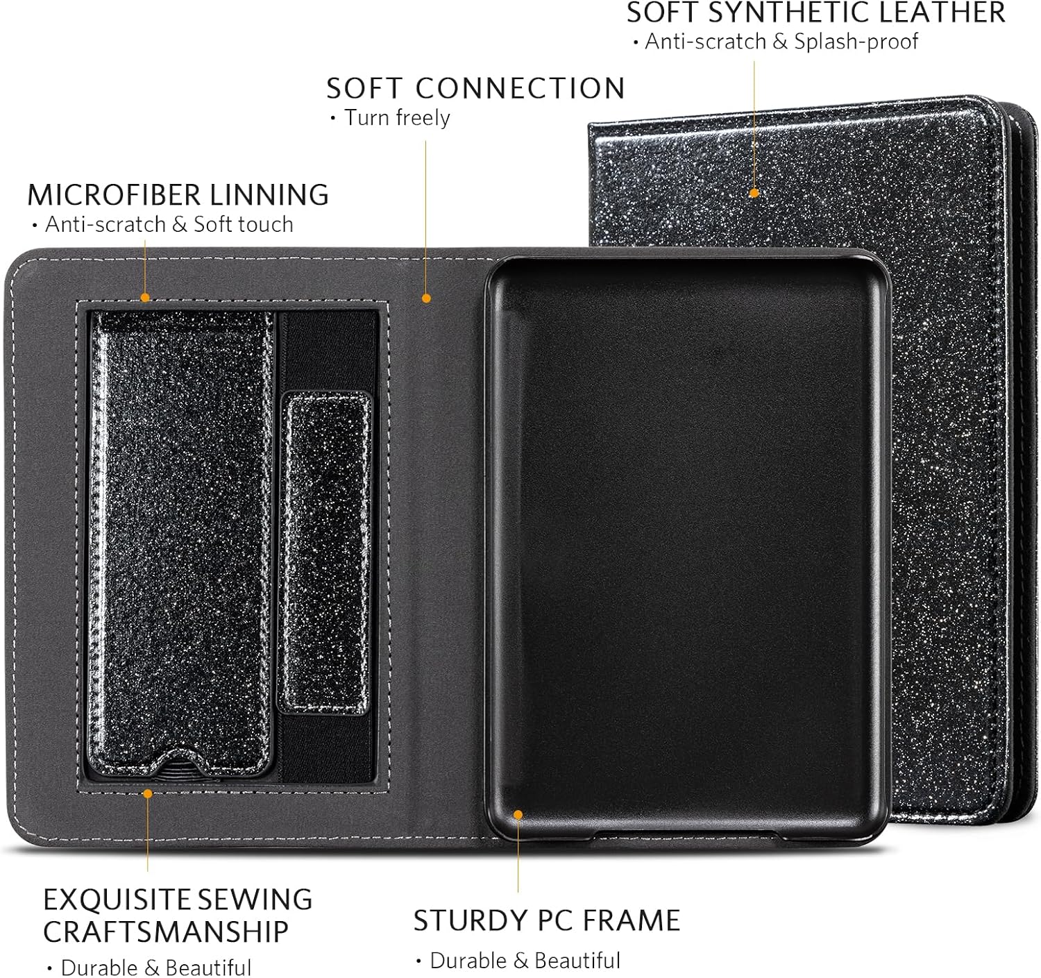 ESTUCHE COBAK CON SOPORTE PARA KINDLE 6 PULGADAS 2024 Y 2022 - 3