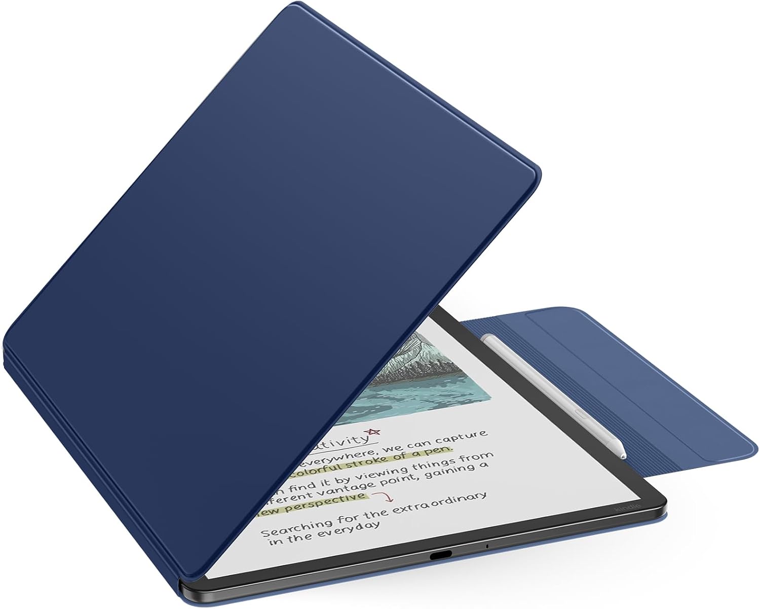 ESTUCHE MOKO PARA KINDLE SCRIBE 11' 3RA GEN Y COLORSOFT 1RA GEN AZUL MARINO - 1