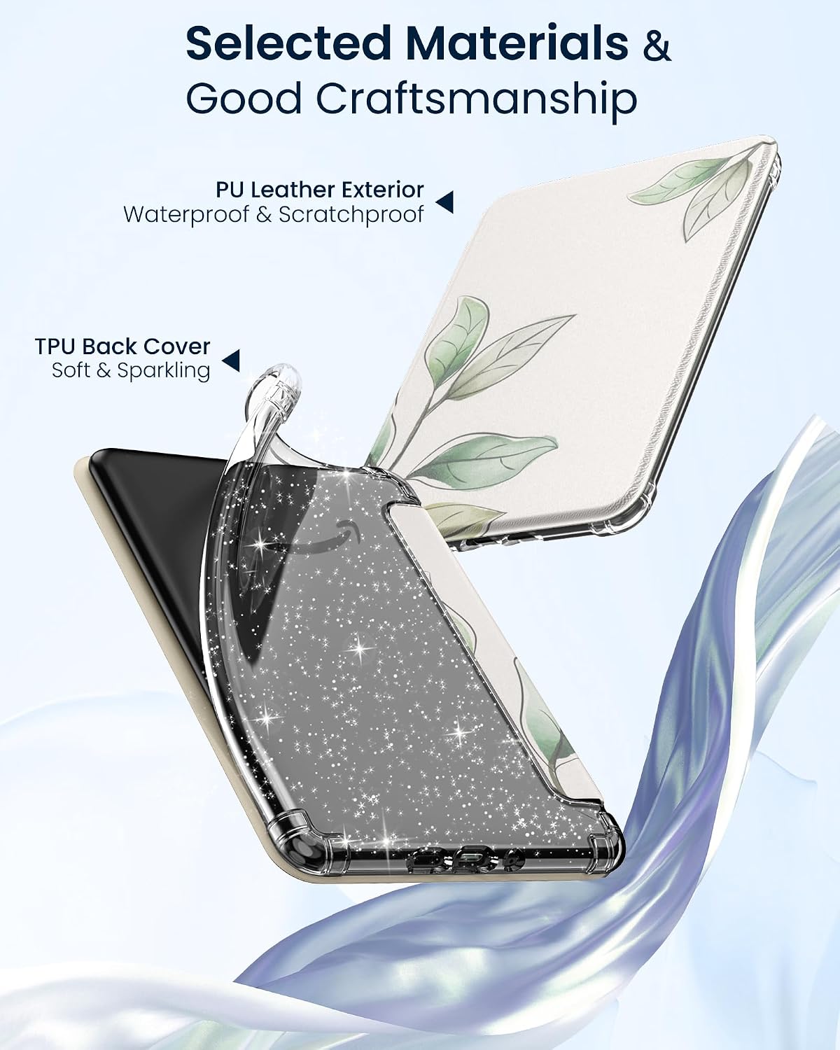 ESTUCHE MOKO PARA KINDLE PAPERWHITE 7' 12ª GEN Y COLORSOFT 2024 HOJAS - 4